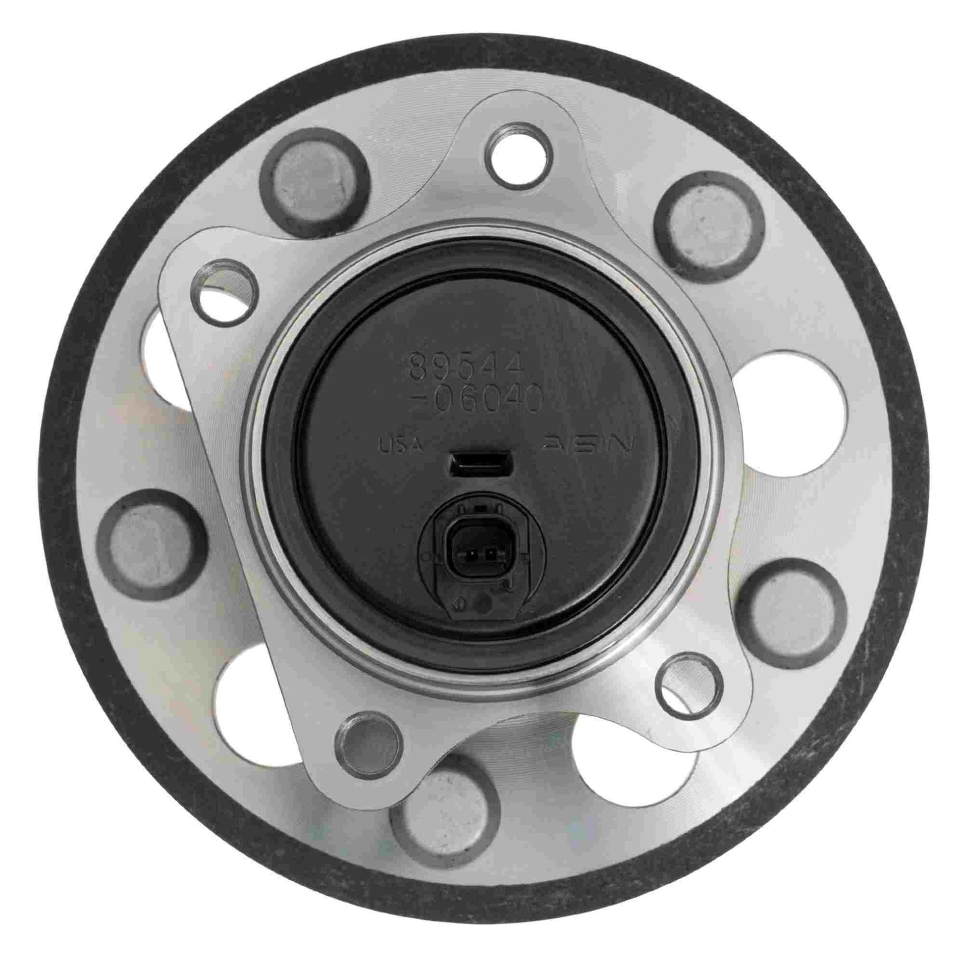 Back View of Rear Left Wheel Bearing and Hub Assembly MOOG 512454