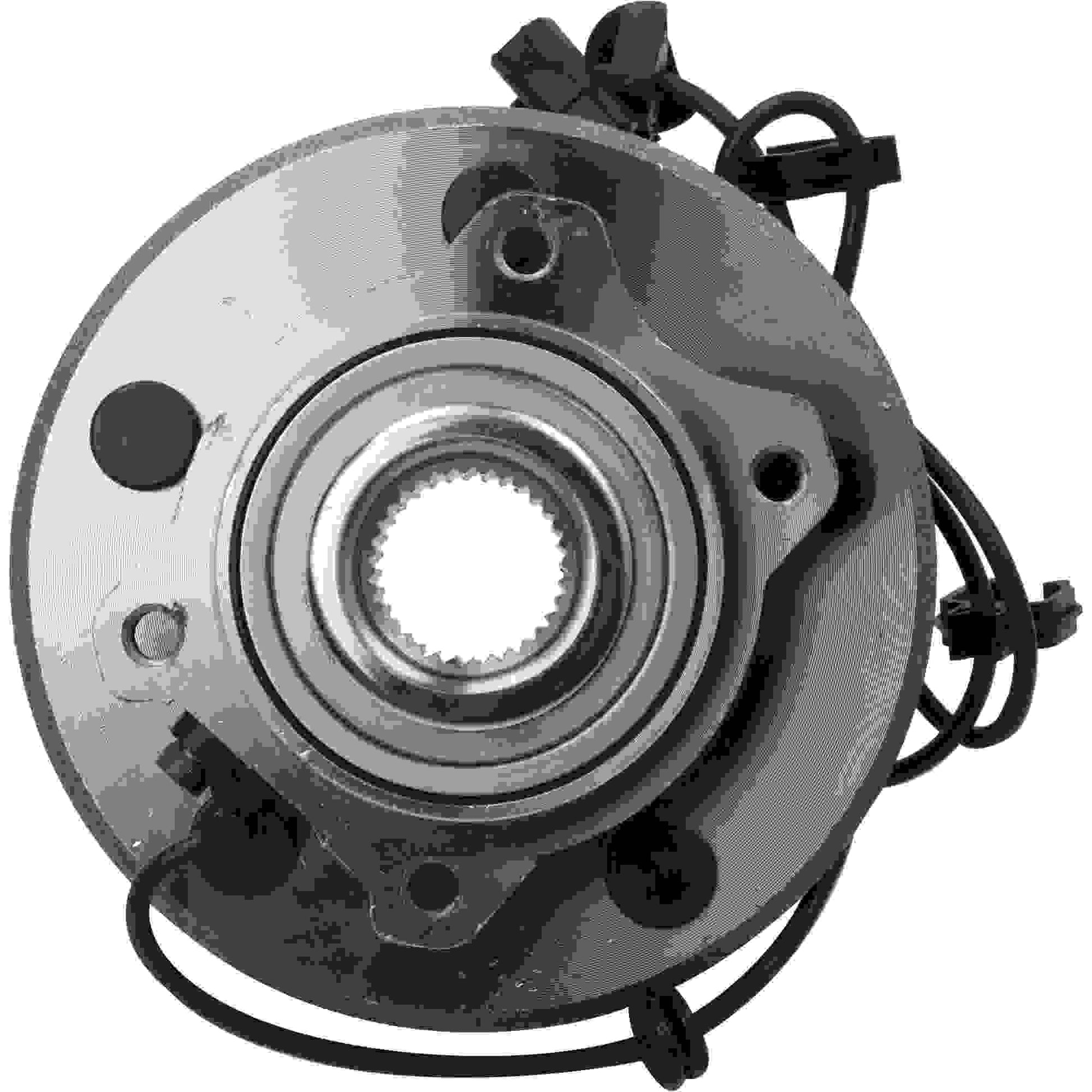 Back View of Rear Wheel Bearing and Hub Assembly MOOG 512458