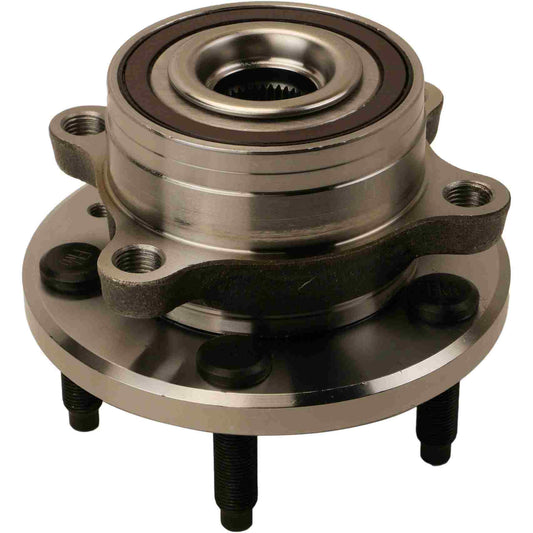 Angle View of Rear Wheel Bearing and Hub Assembly MOOG 512460