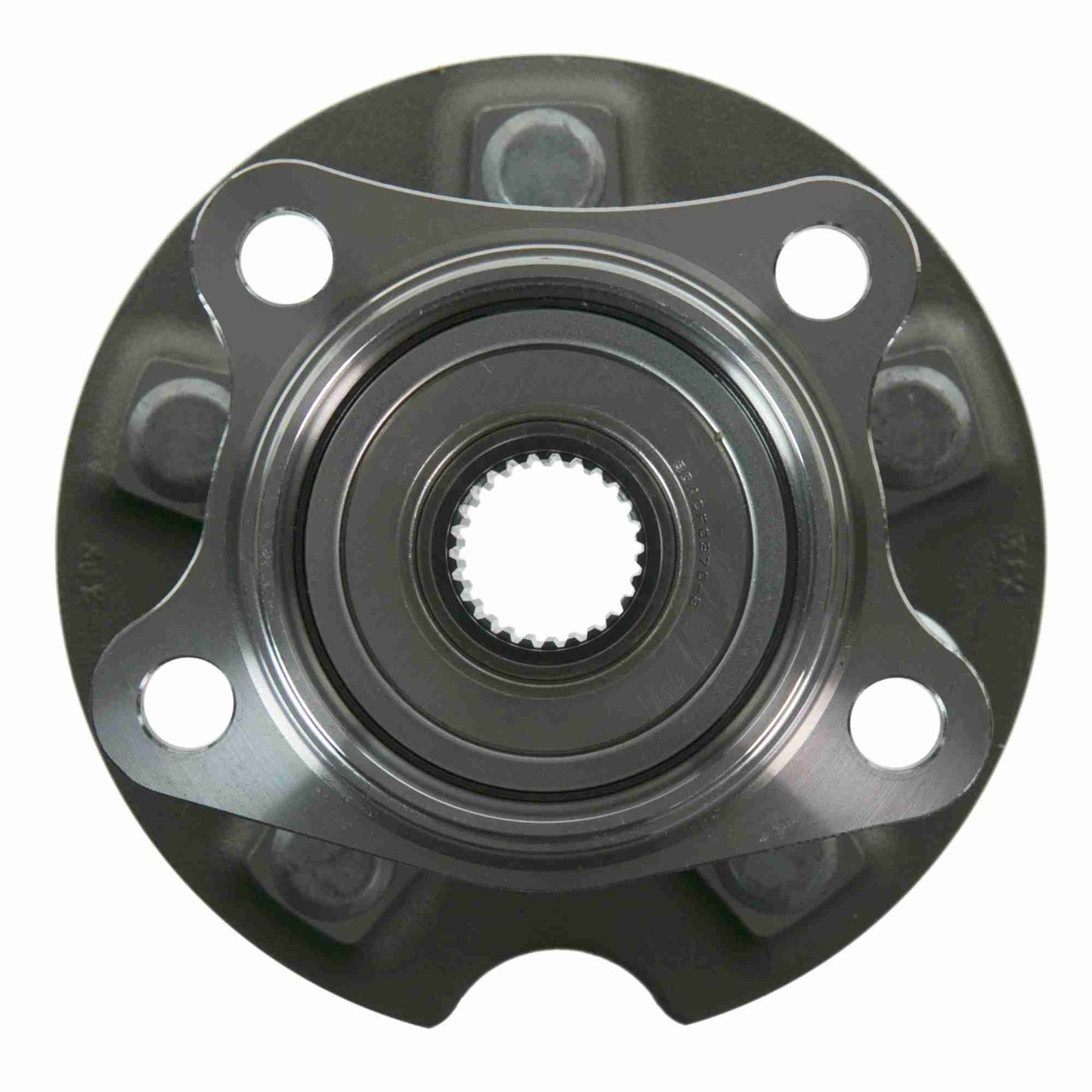 Front View of Rear Wheel Bearing and Hub Assembly MOOG 512482