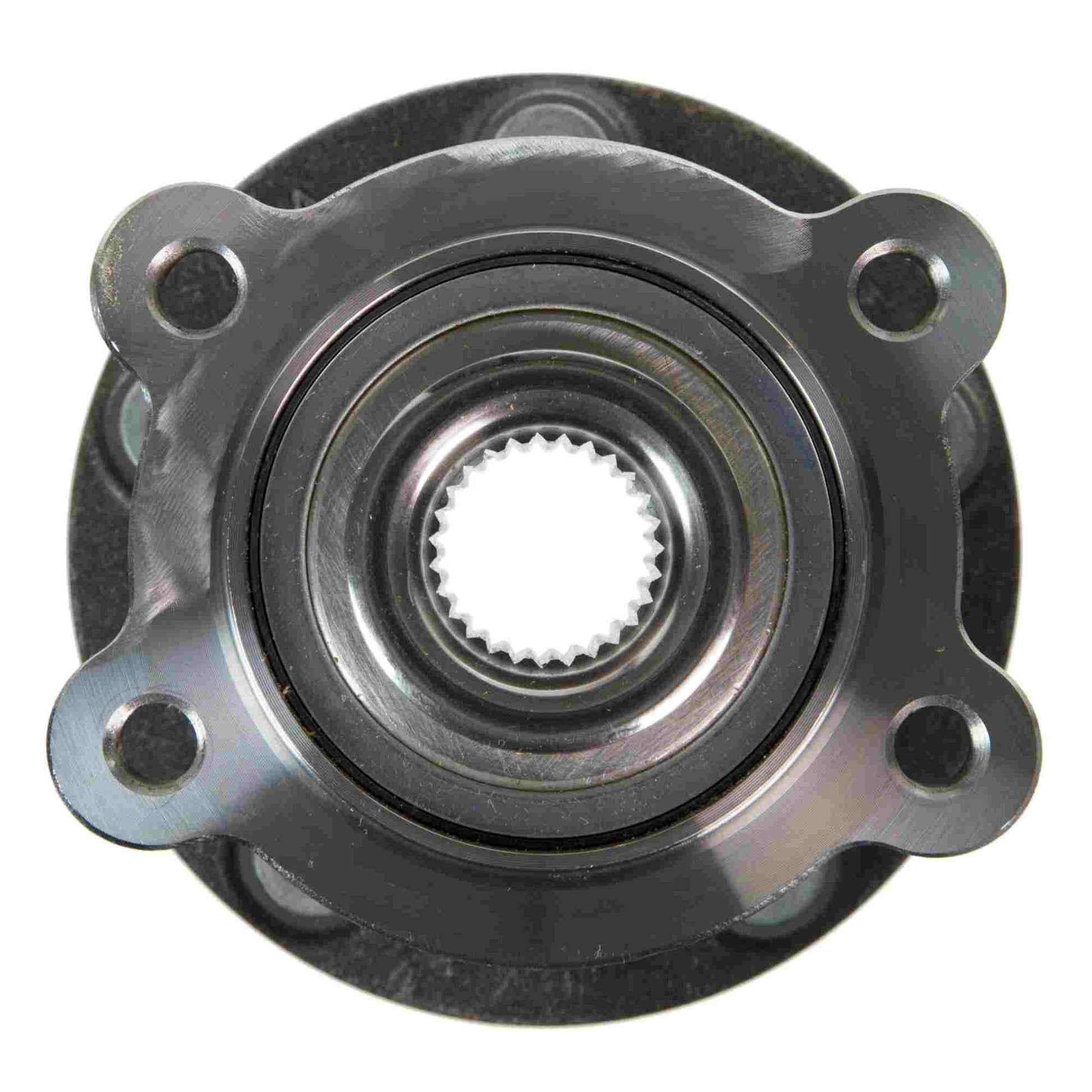 Front View of Rear Wheel Bearing and Hub Assembly MOOG 512500