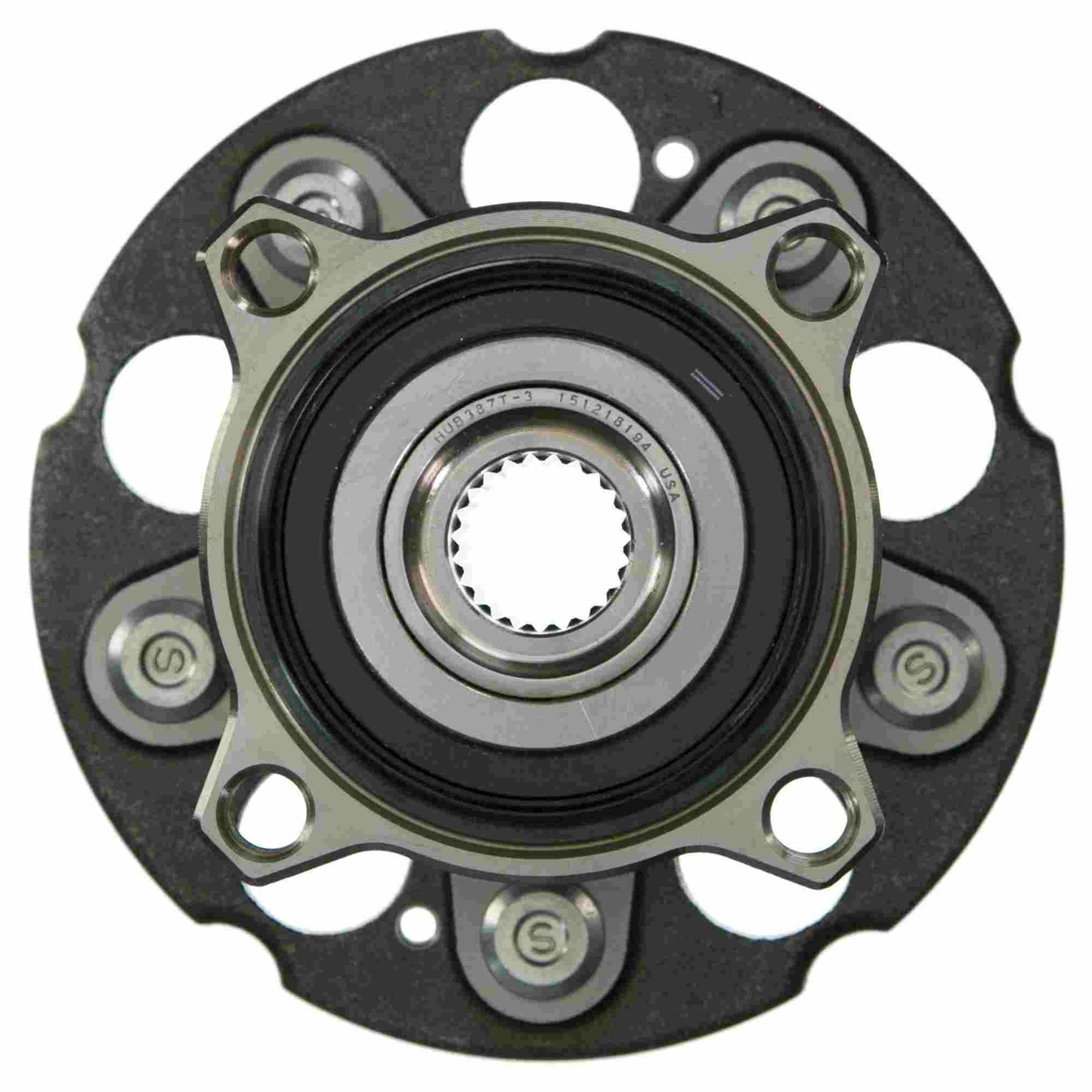 Front View of Wheel Bearing and Hub Assembly MOOG 512501