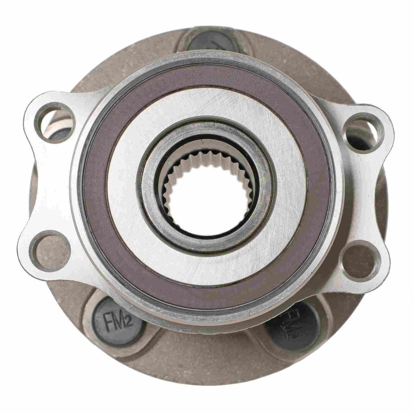 Back View of Rear Wheel Bearing and Hub Assembly MOOG 512518