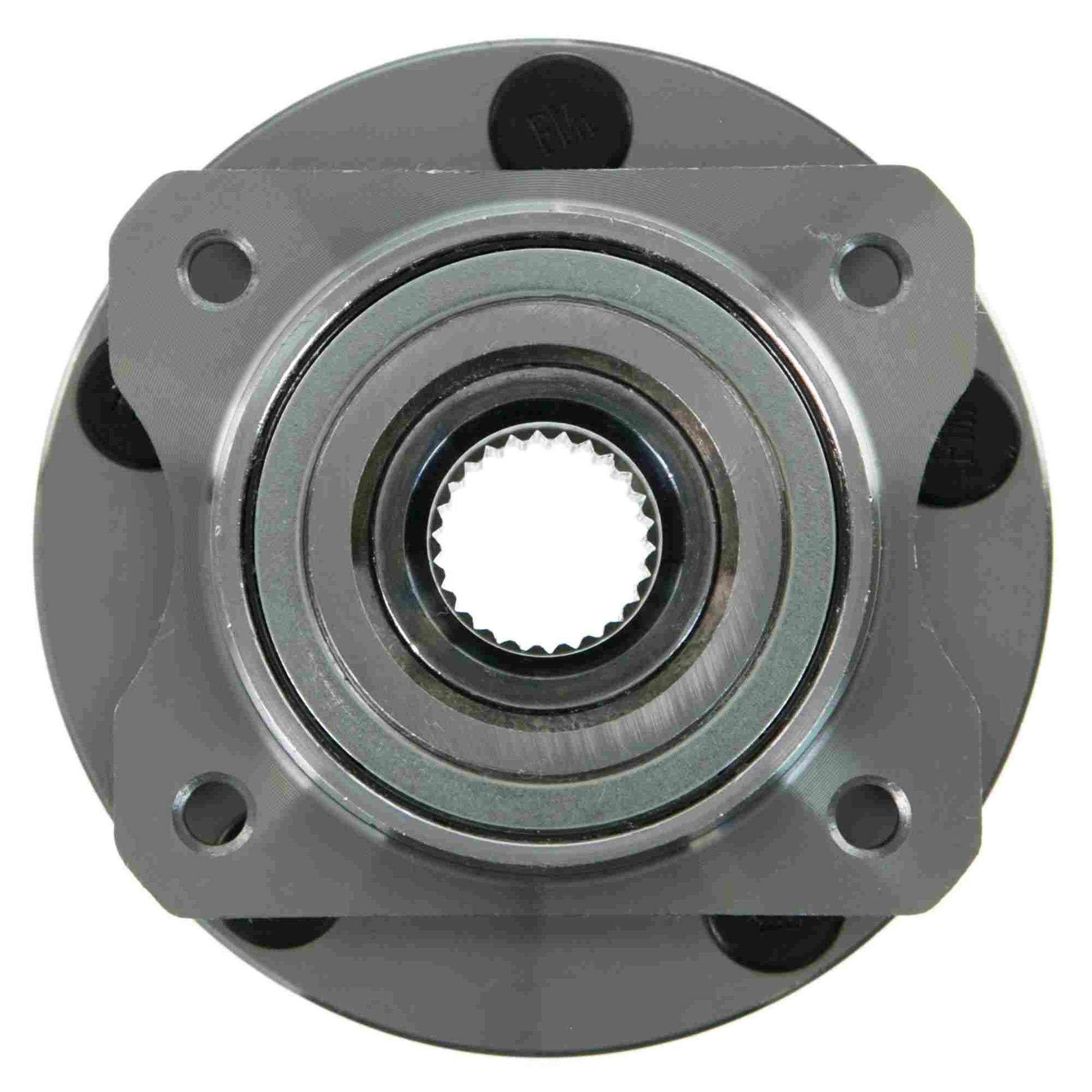 Front View of Front Wheel Bearing and Hub Assembly MOOG 513123