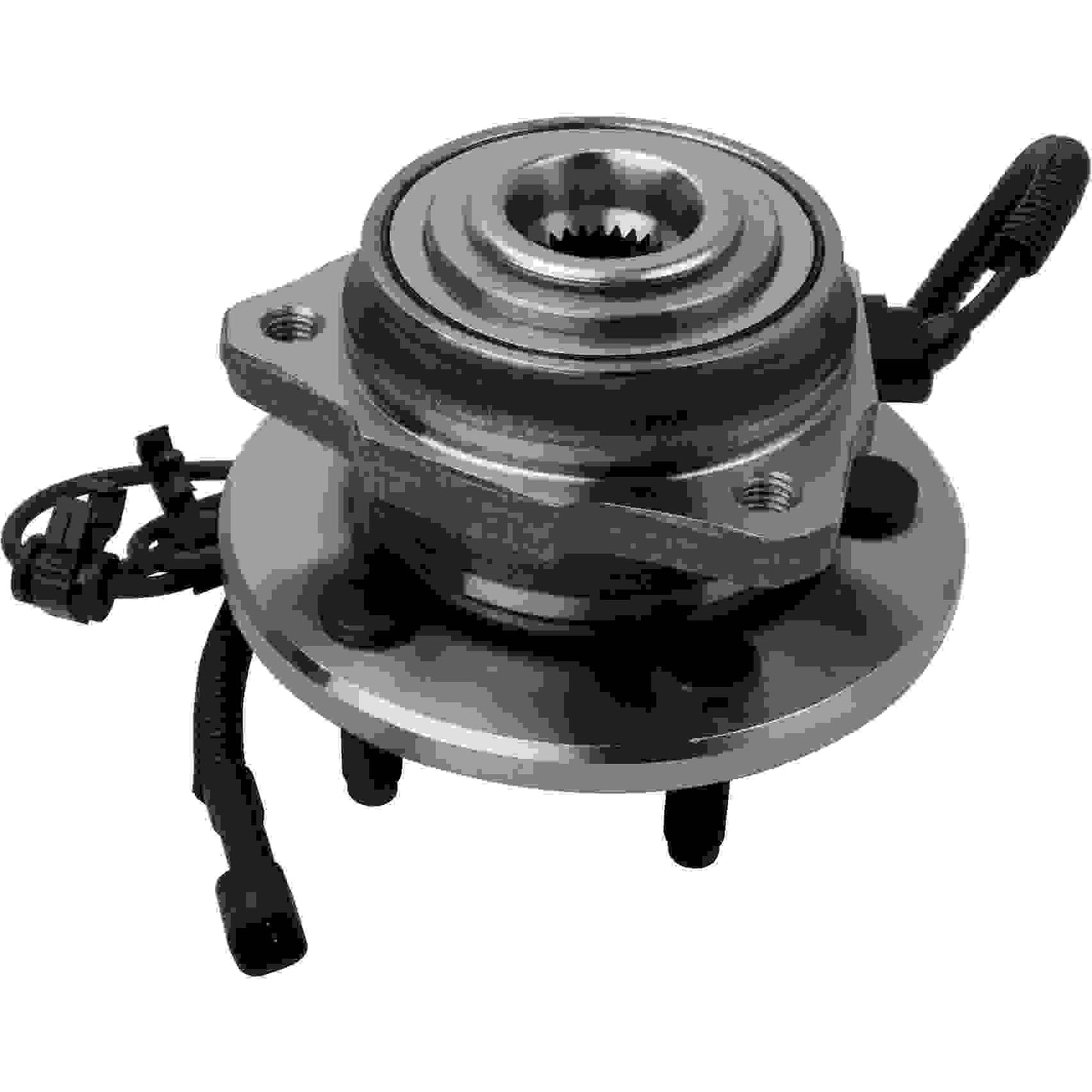 Angle View of Front Left Wheel Bearing and Hub Assembly MOOG 513176