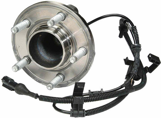 Top View of Front Wheel Bearing and Hub Assembly MOOG 513196