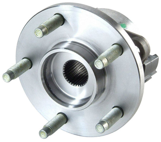 Top View of Front Wheel Bearing and Hub Assembly MOOG 513206