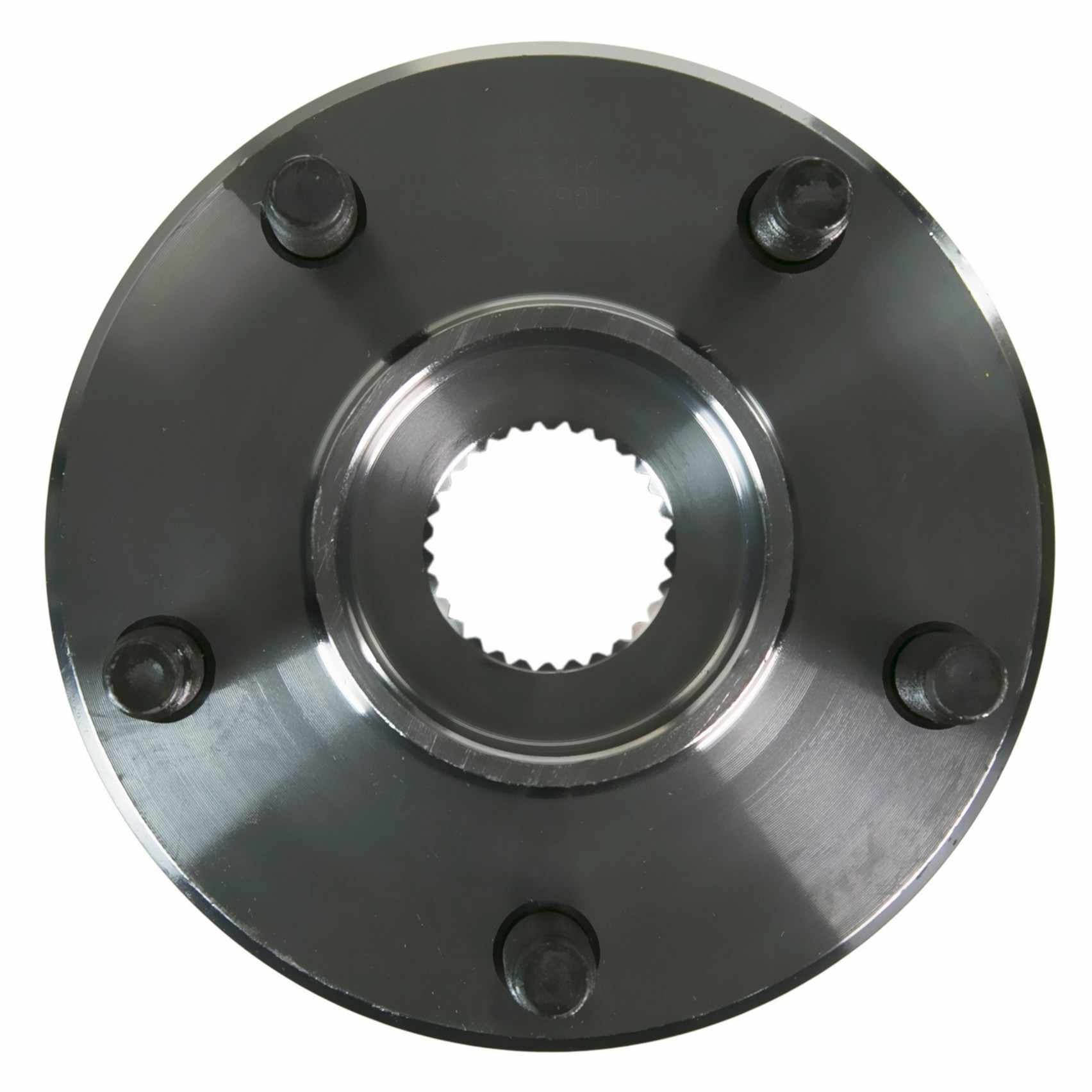 Back View of Front Wheel Bearing and Hub Assembly MOOG 513214