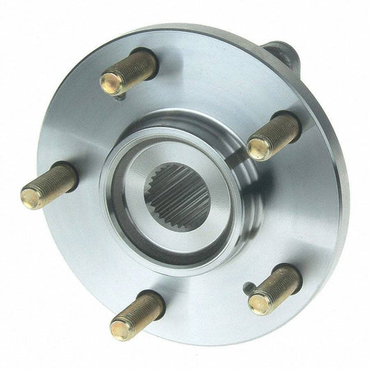 Top View of Front Wheel Bearing and Hub Assembly MOOG 513219