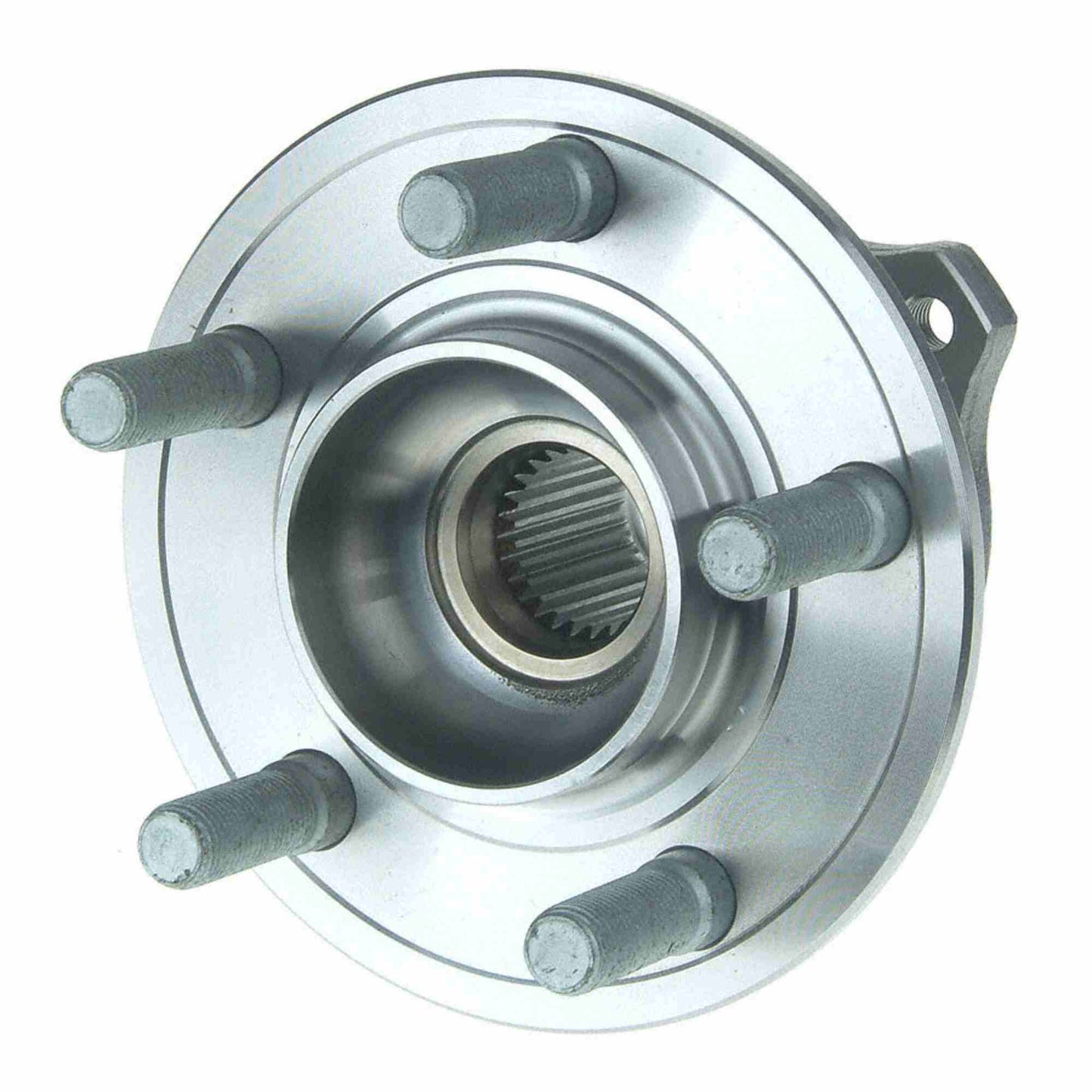 Front View of Front Wheel Bearing and Hub Assembly MOOG 513225