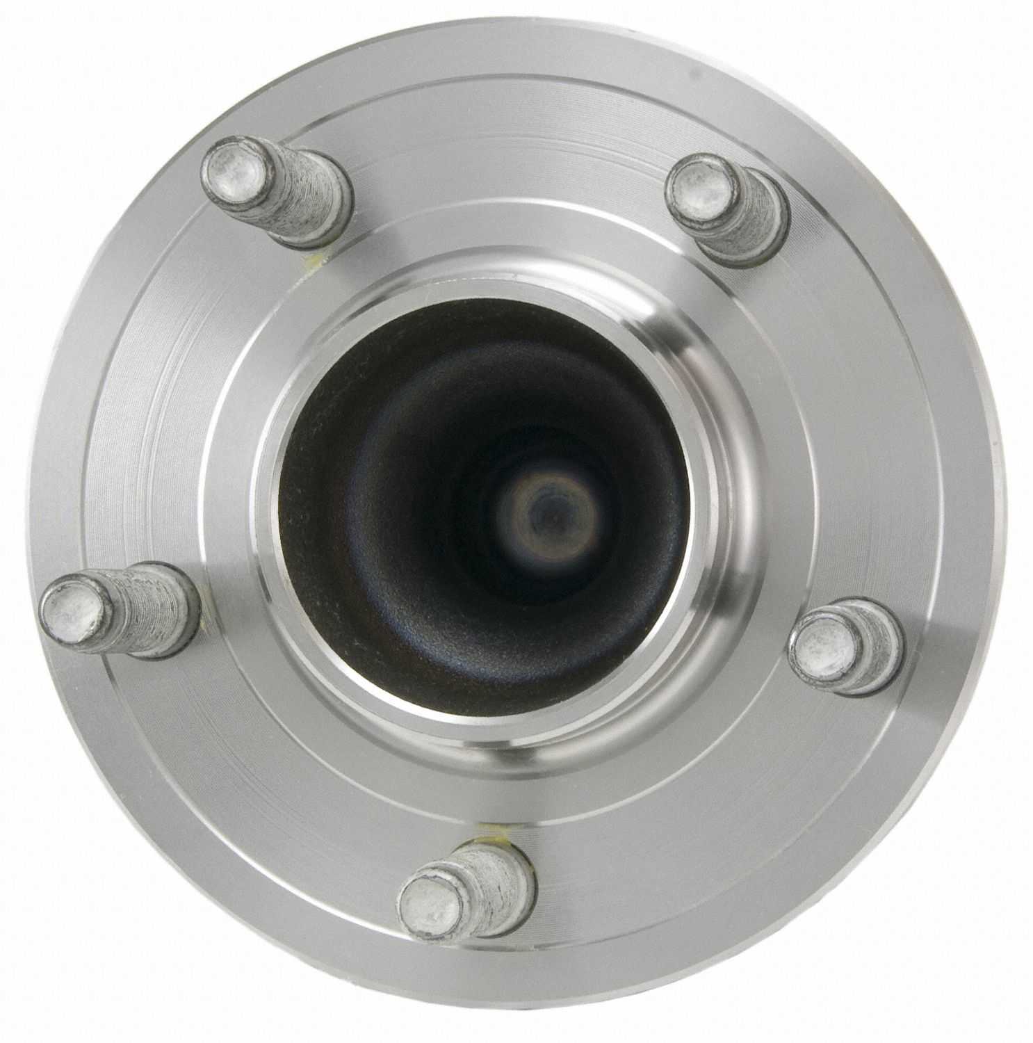 Top View of Front Wheel Bearing and Hub Assembly MOOG 513230