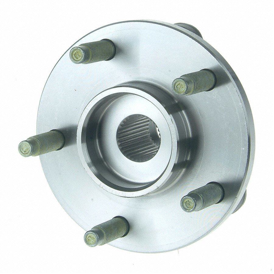 Top View of Front Wheel Bearing and Hub Assembly MOOG 513237