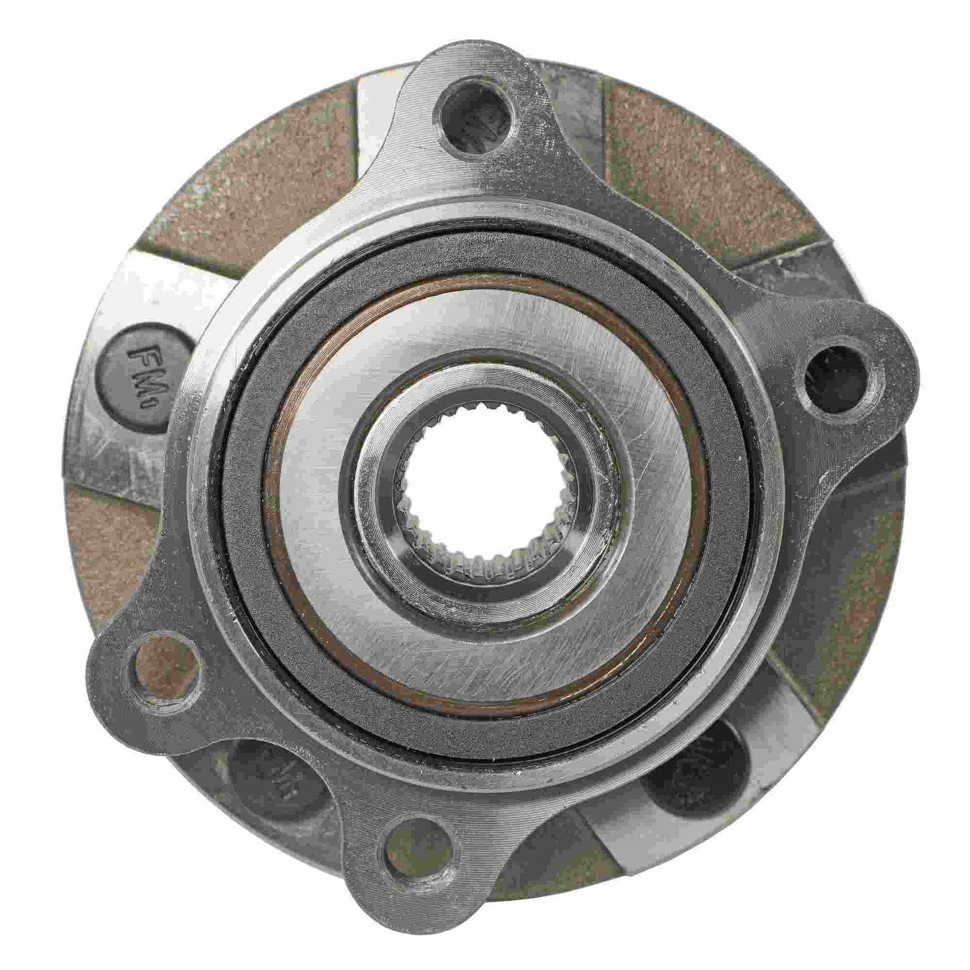 Back View of Front Wheel Bearing and Hub Assembly MOOG 513257