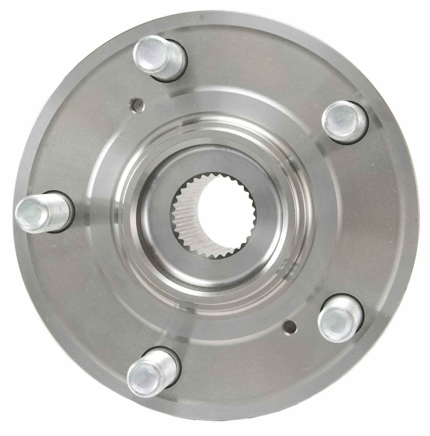 Top View of Front Wheel Bearing and Hub Assembly MOOG 513267