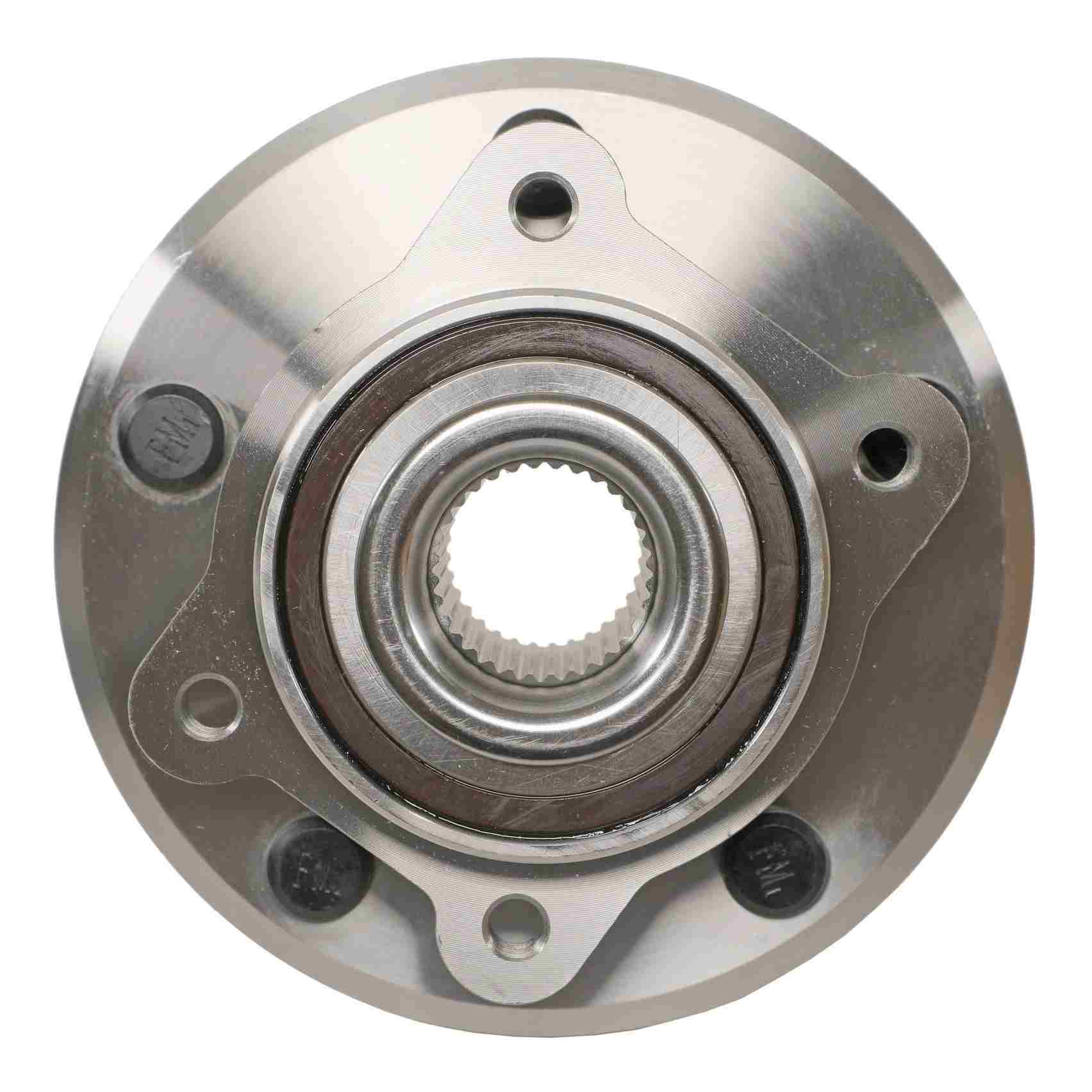 Back View of Front Wheel Bearing and Hub Assembly MOOG 513286