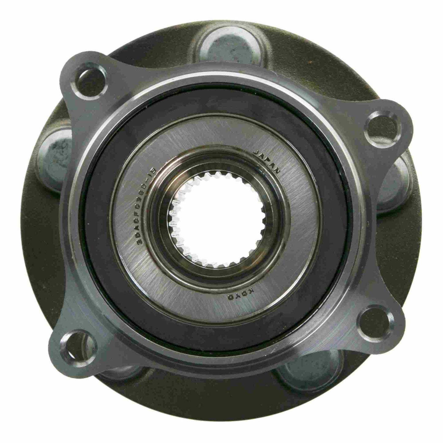 Front View of Front Wheel Bearing and Hub Assembly MOOG 513287