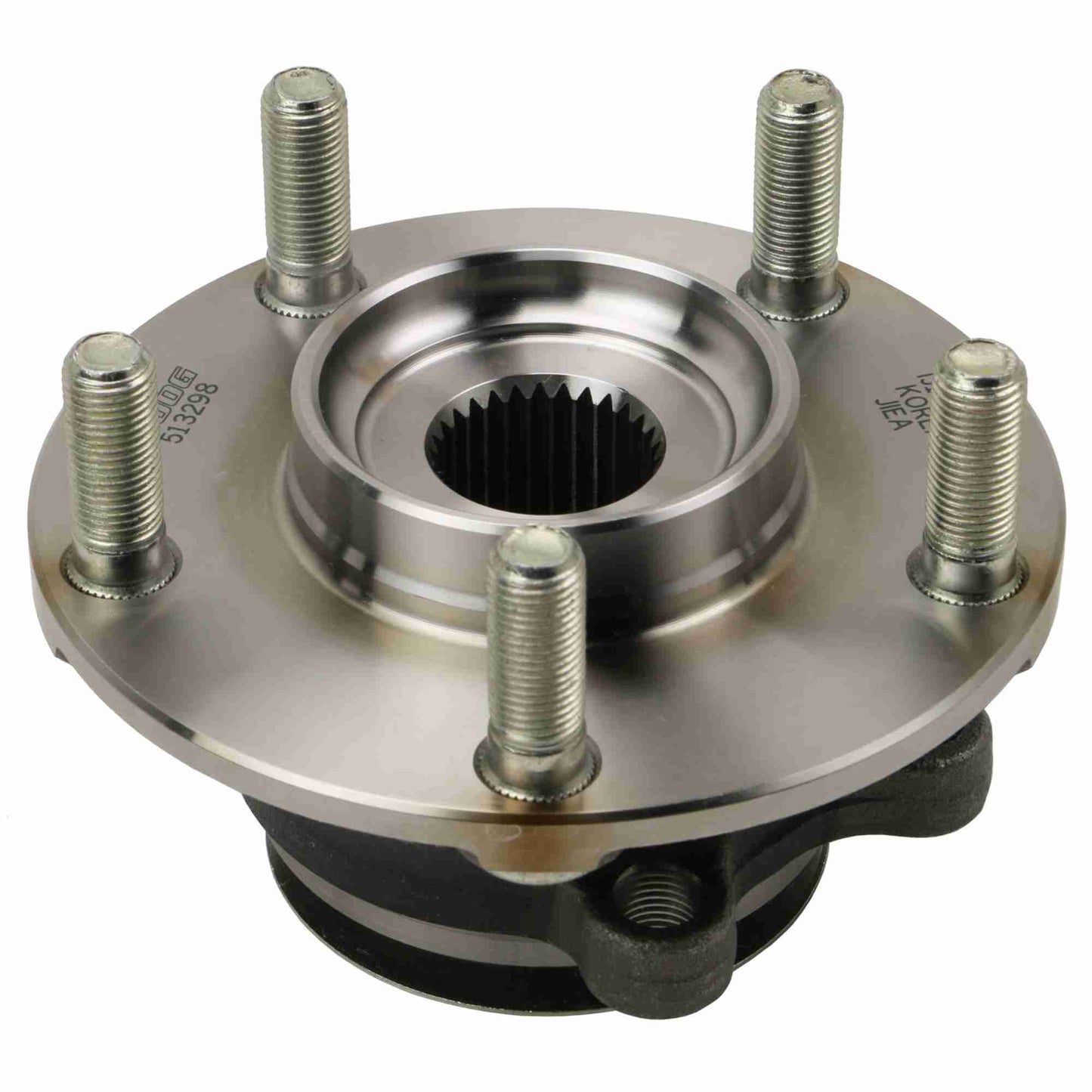 Angle View of Front Wheel Bearing and Hub Assembly MOOG 513298