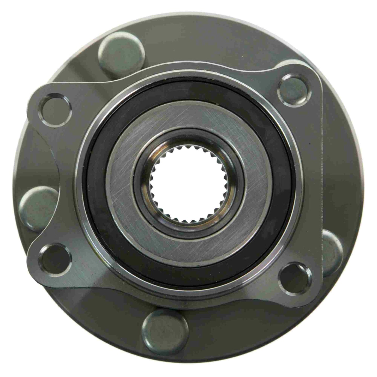 Front View of Front Wheel Bearing and Hub Assembly MOOG 513302