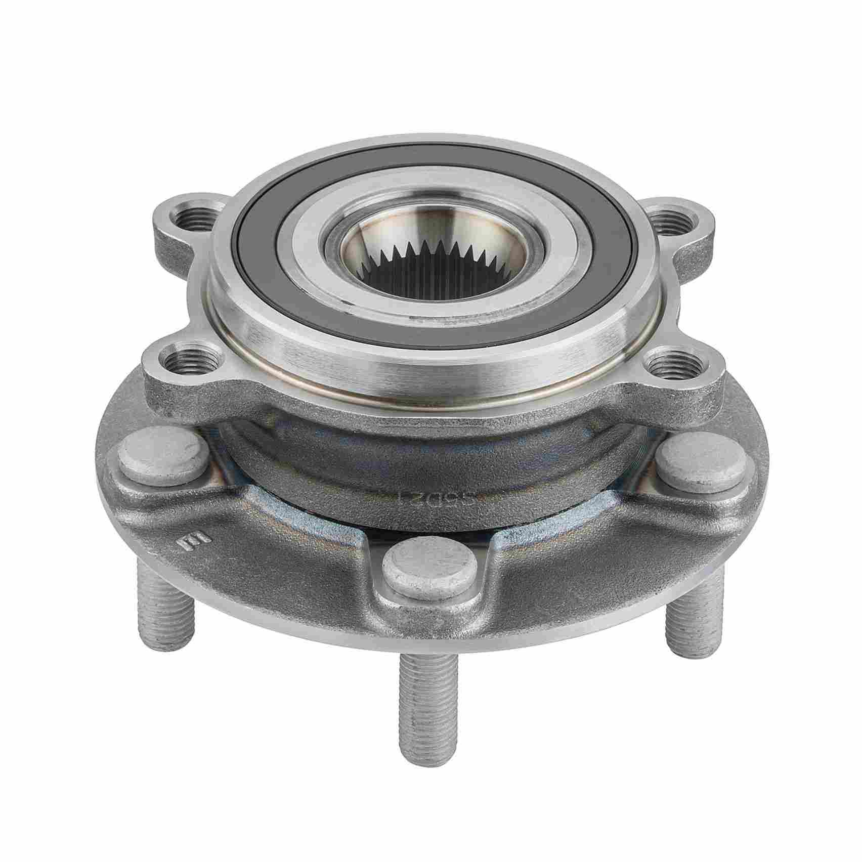 Angle View of Front Wheel Bearing and Hub Assembly MOOG 513347