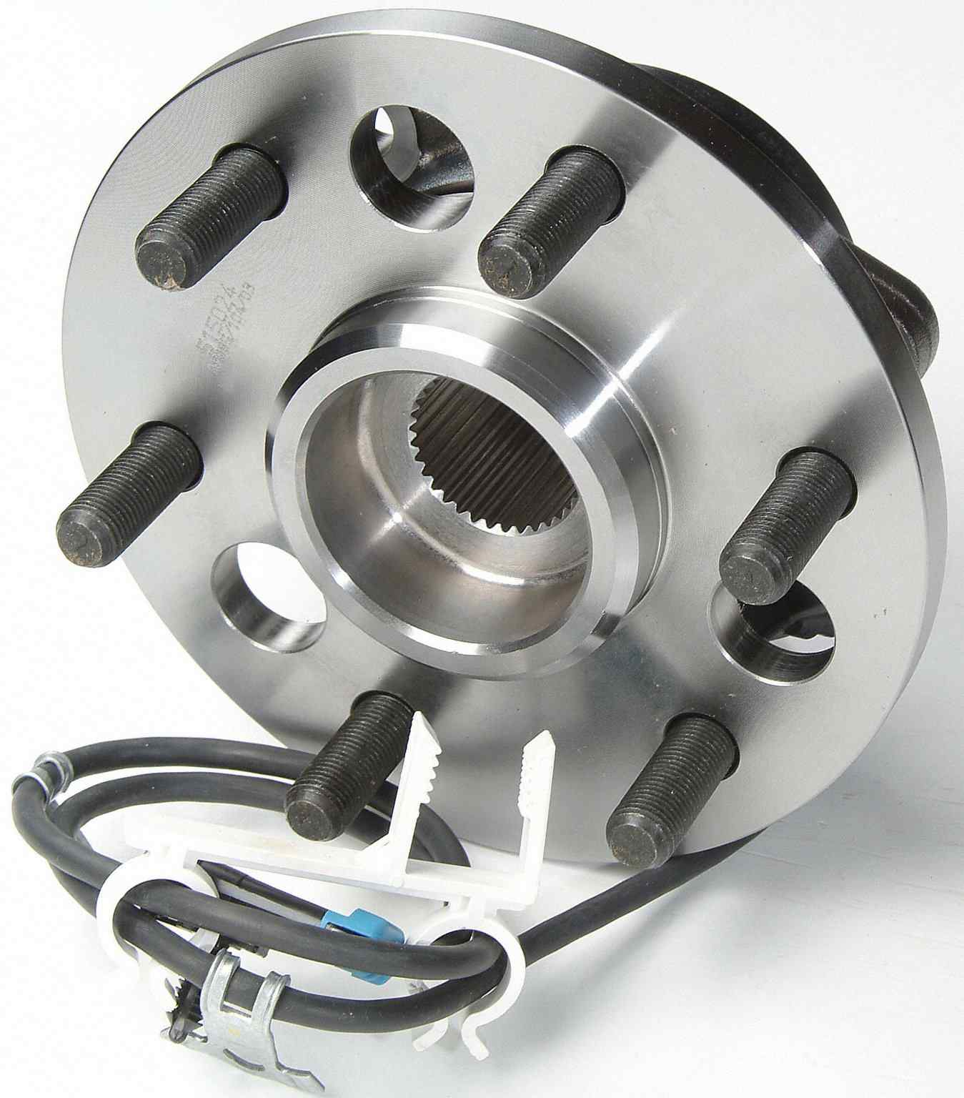 Top View of Front Wheel Bearing and Hub Assembly MOOG 515024