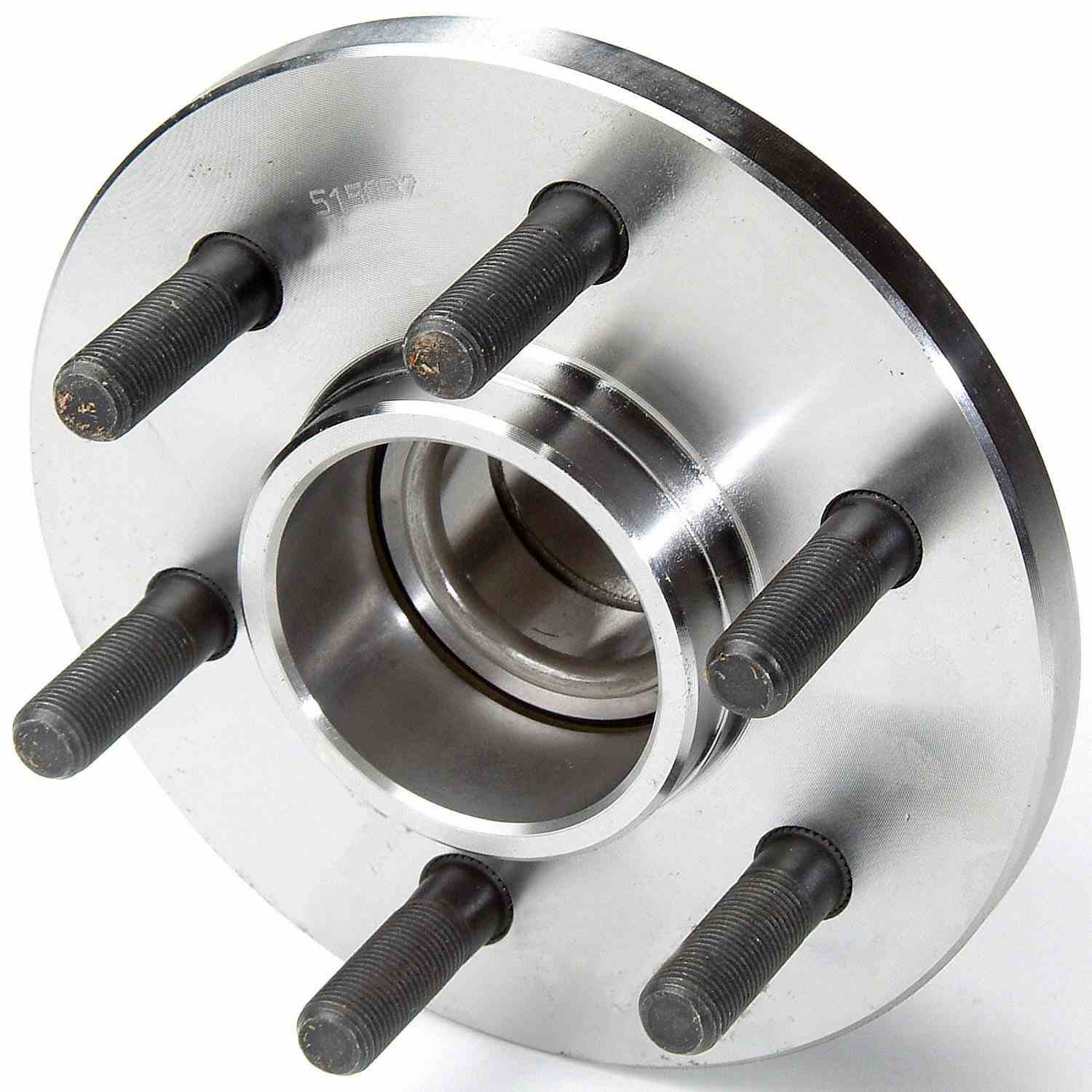 Top View of Front Wheel Bearing and Hub Assembly MOOG 515032