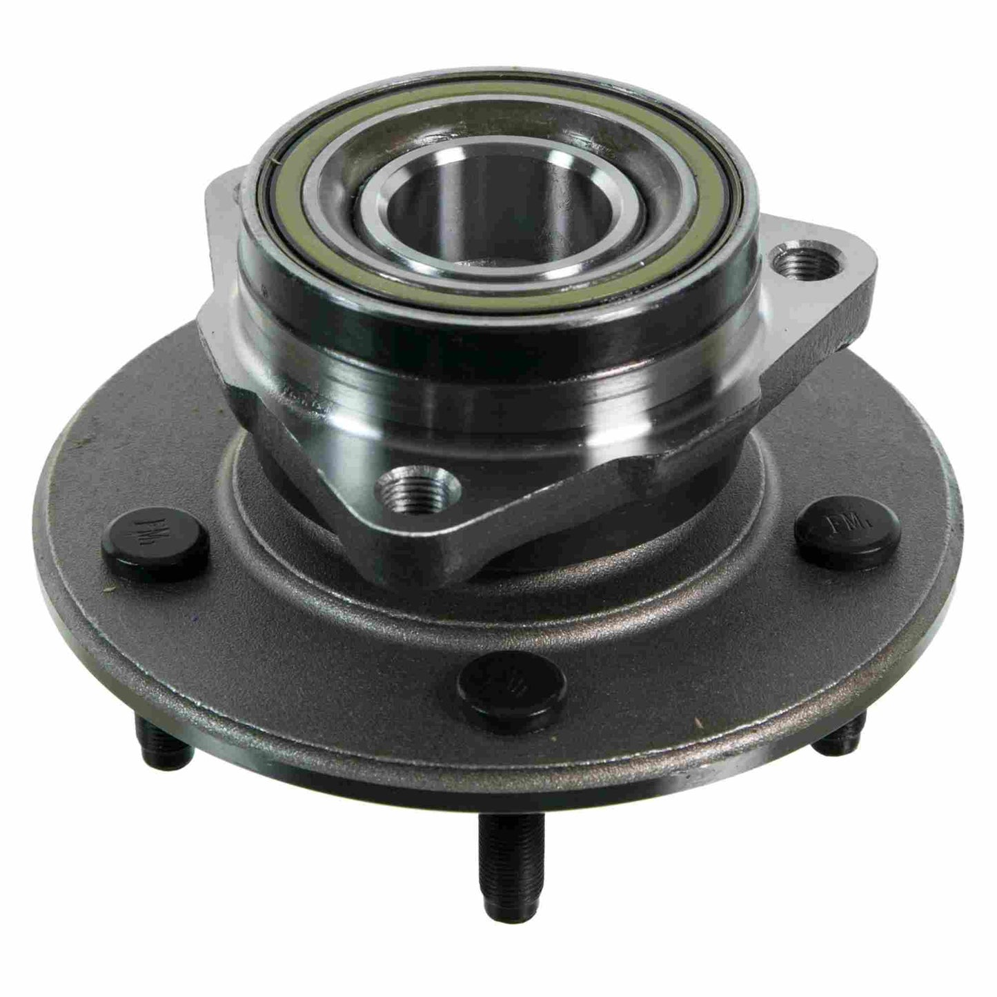 Angle View of Front Wheel Bearing and Hub Assembly MOOG 515038