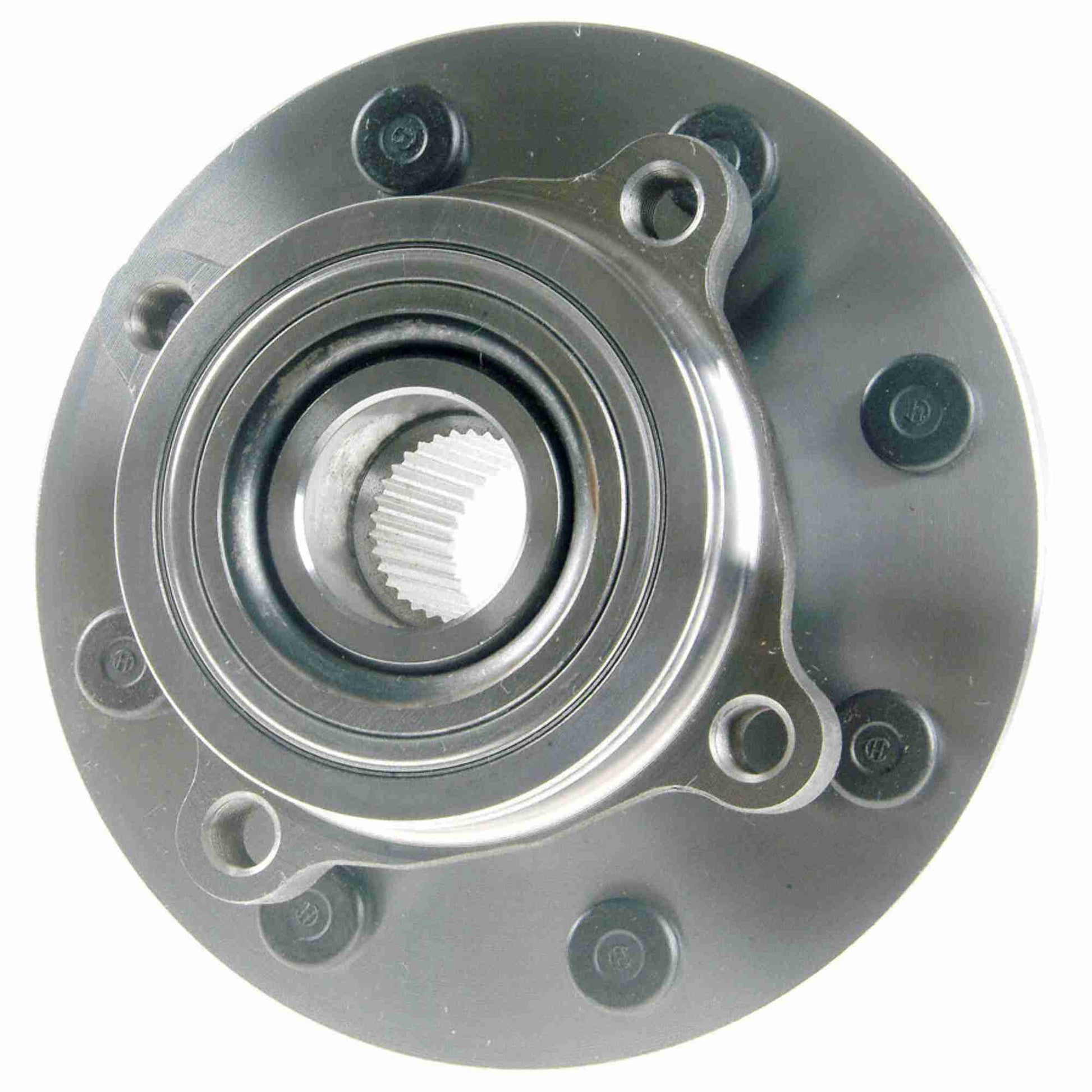 Back View of Front Wheel Bearing and Hub Assembly MOOG 515062