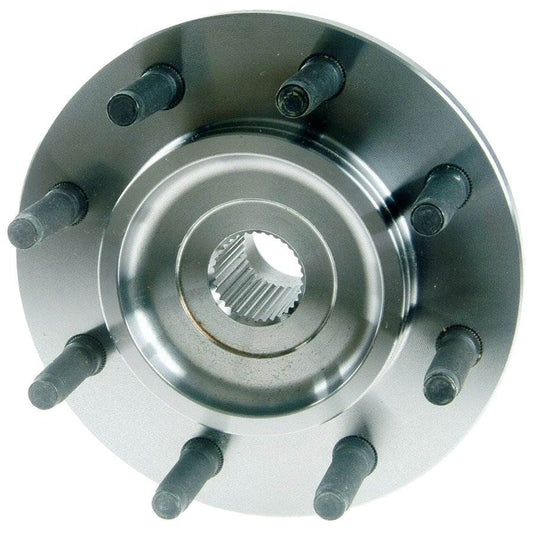 Top View of Front Wheel Bearing and Hub Assembly MOOG 515062