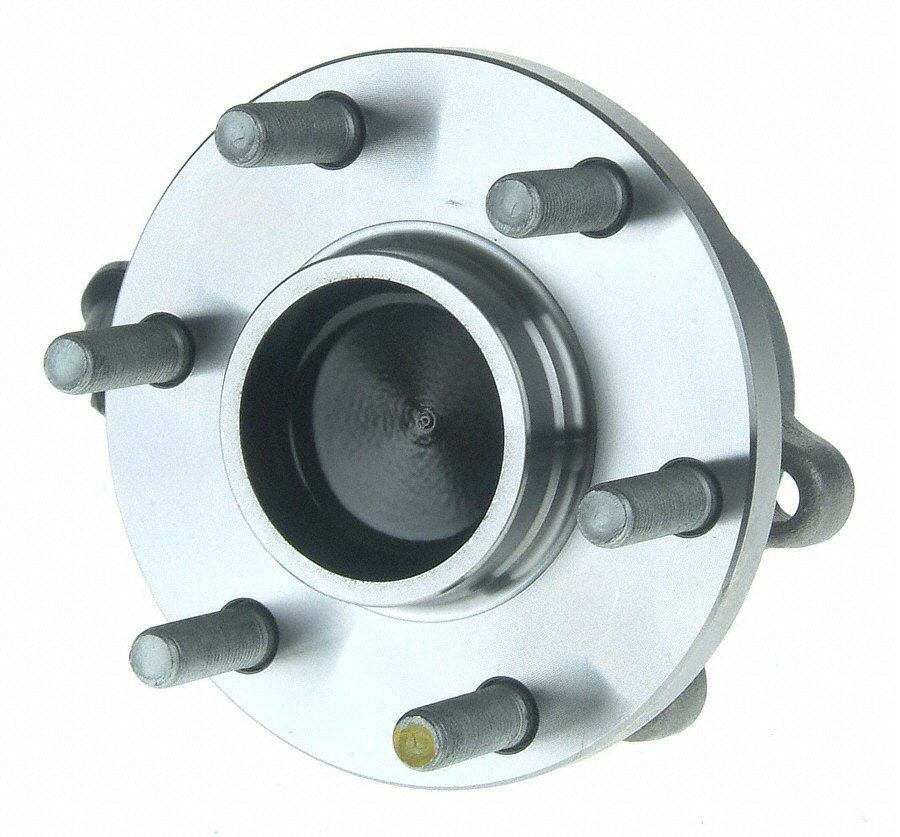 Top View of Front Wheel Bearing and Hub Assembly MOOG 515064