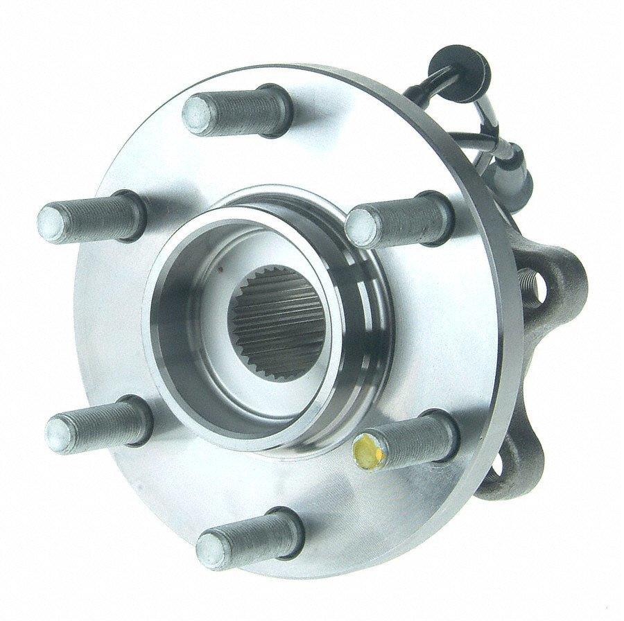 Top View of Front Wheel Bearing and Hub Assembly MOOG 515065