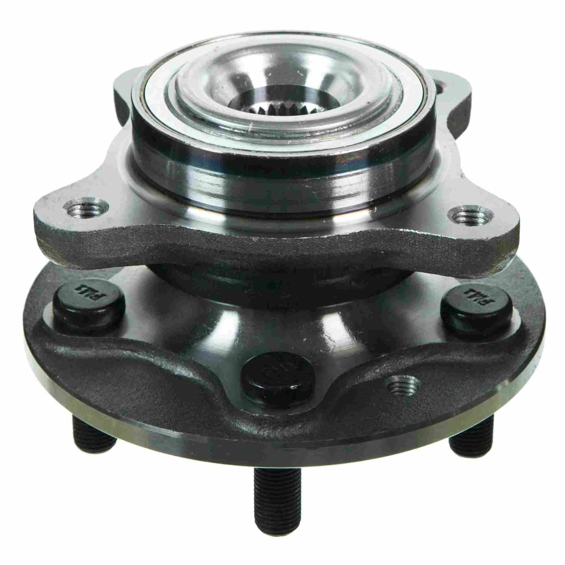 Angle View of Front Wheel Bearing and Hub Assembly MOOG 515067