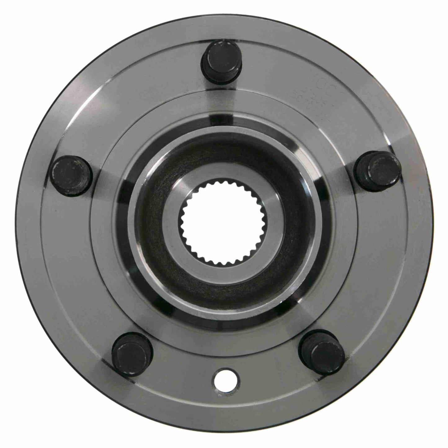 Back View of Front Wheel Bearing and Hub Assembly MOOG 515067