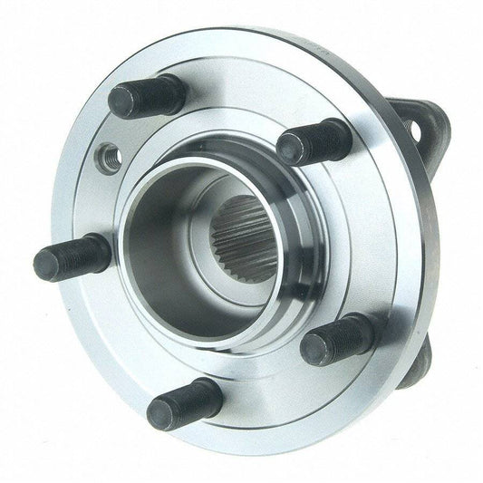 Top View of Front Wheel Bearing and Hub Assembly MOOG 515067