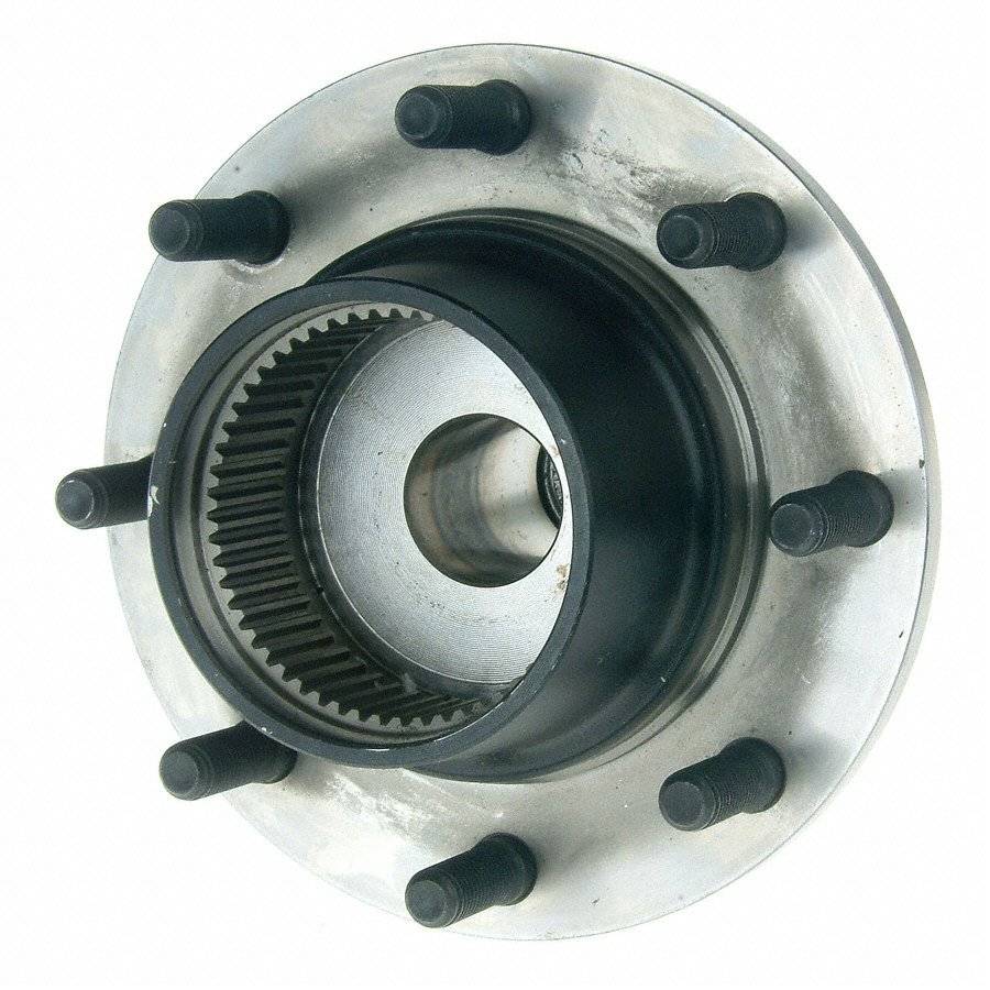 Top View of Front Wheel Bearing and Hub Assembly MOOG 515077