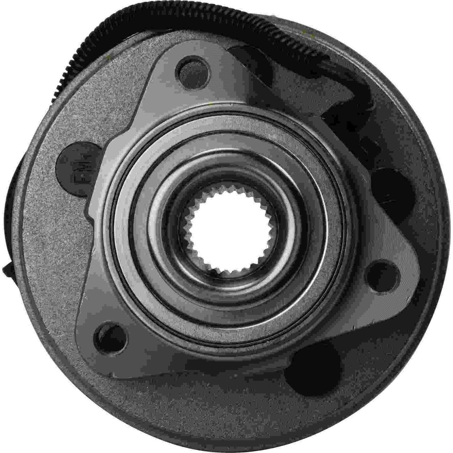 Back View of Front Wheel Bearing and Hub Assembly MOOG 515078