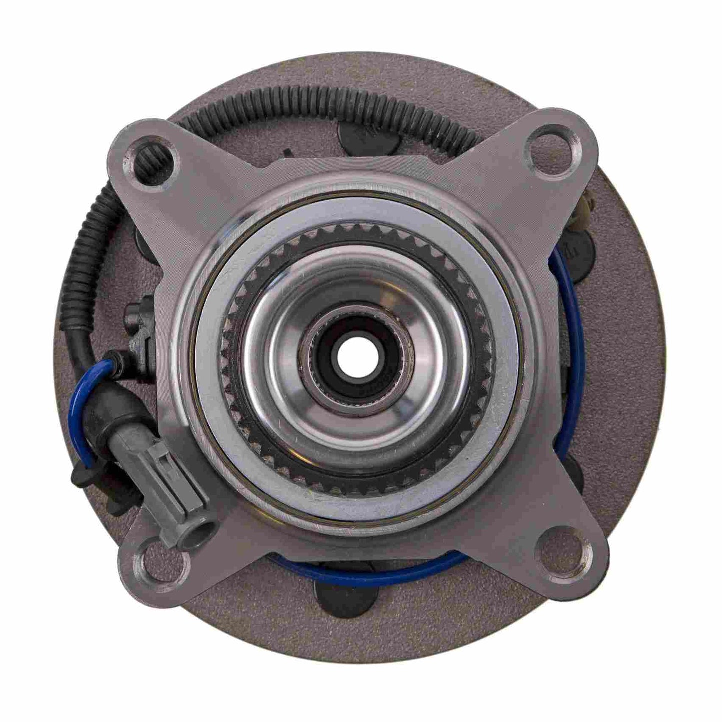 Front View of Front Wheel Bearing and Hub Assembly MOOG 515079