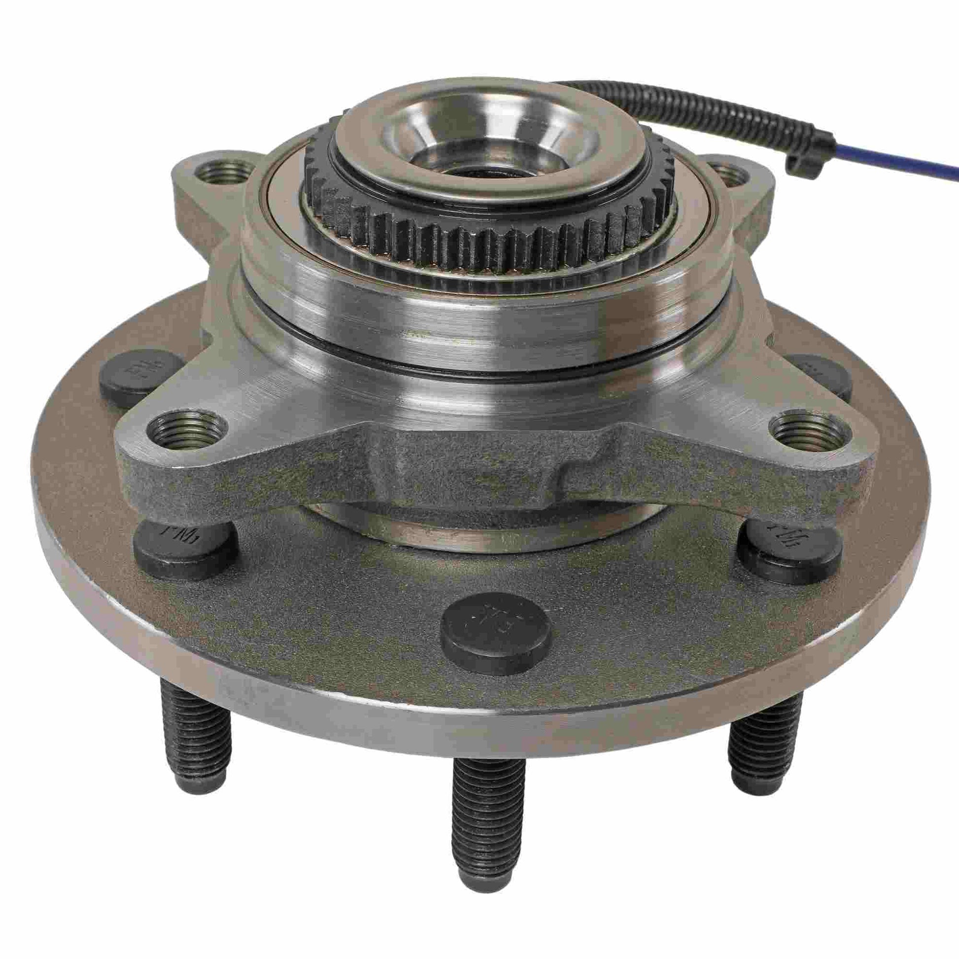 Angle View of Front Wheel Bearing and Hub Assembly MOOG 515080