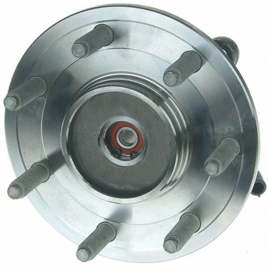 Top View of Front Wheel Bearing and Hub Assembly MOOG 515080