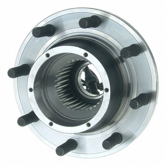 Top View of Front Wheel Bearing and Hub Assembly MOOG 515082