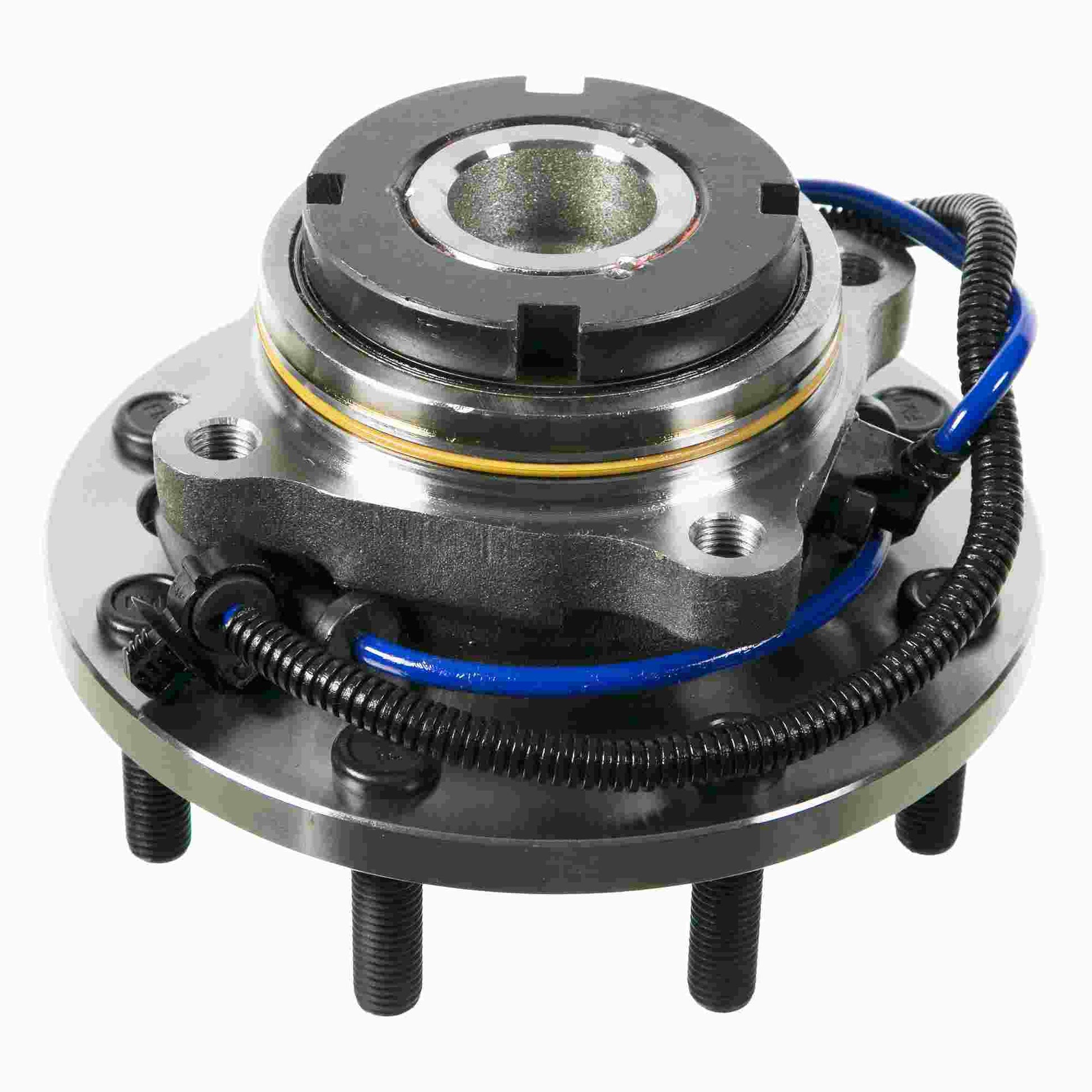 Angle View of Front Wheel Bearing and Hub Assembly MOOG 515100