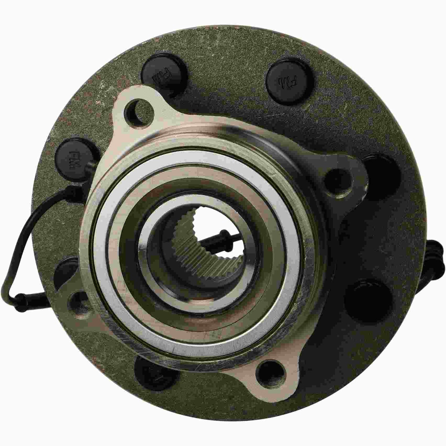 Back View of Front Wheel Bearing and Hub Assembly MOOG 515101