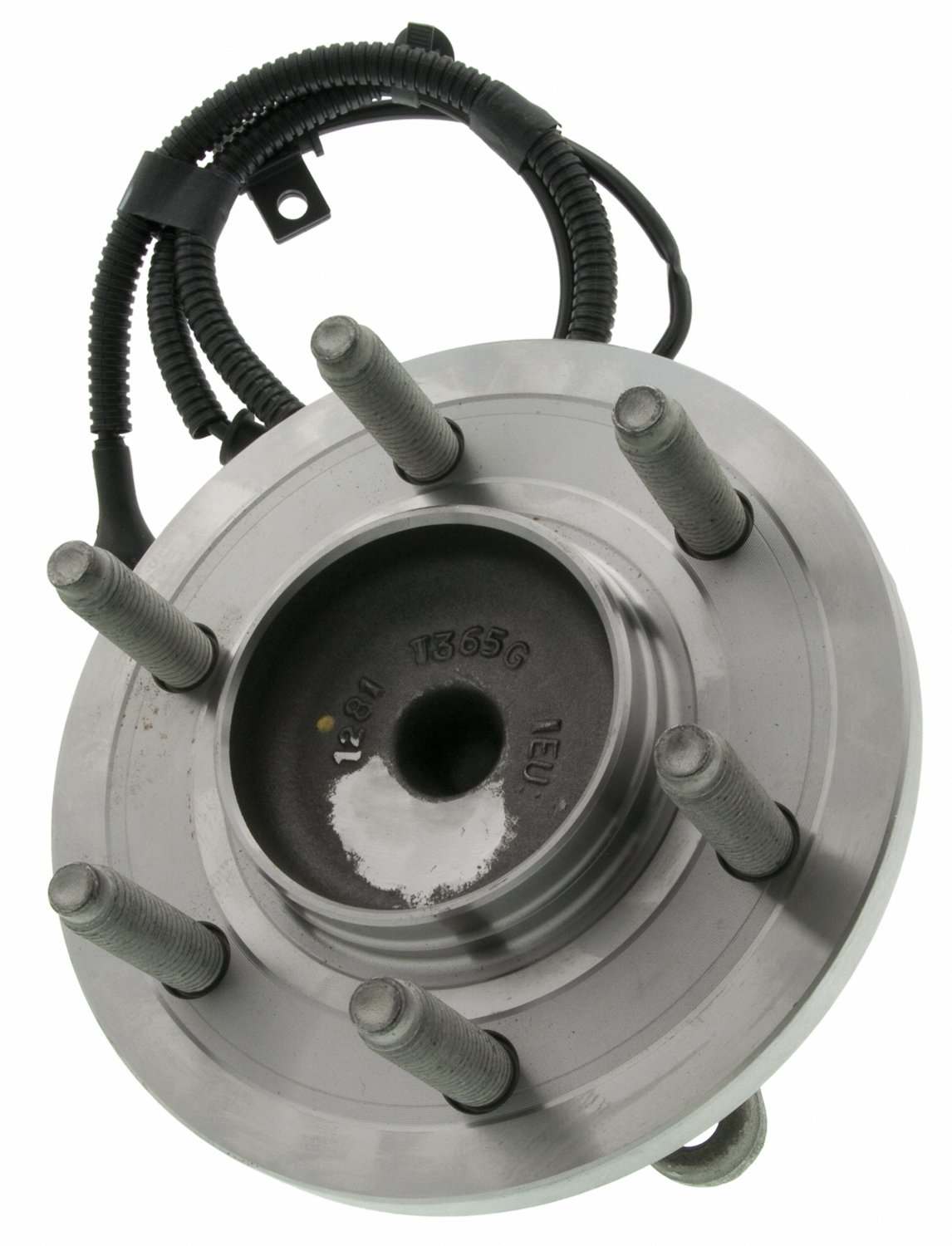 Top View of Front Wheel Bearing and Hub Assembly MOOG 515117