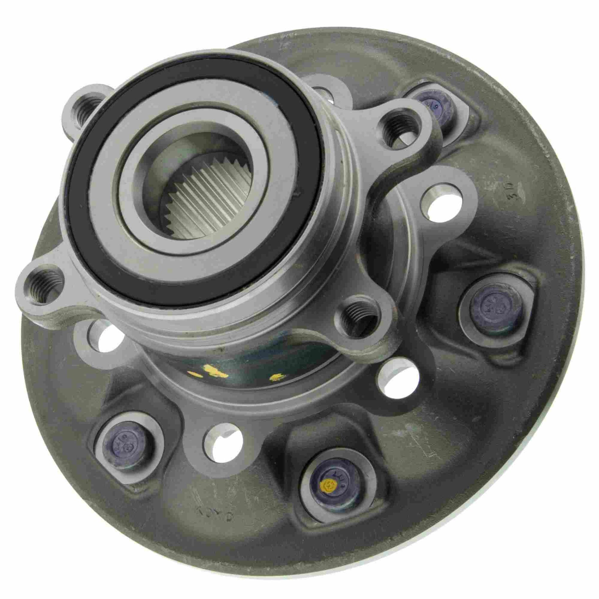 Back View of Front Wheel Bearing and Hub Assembly MOOG 515121