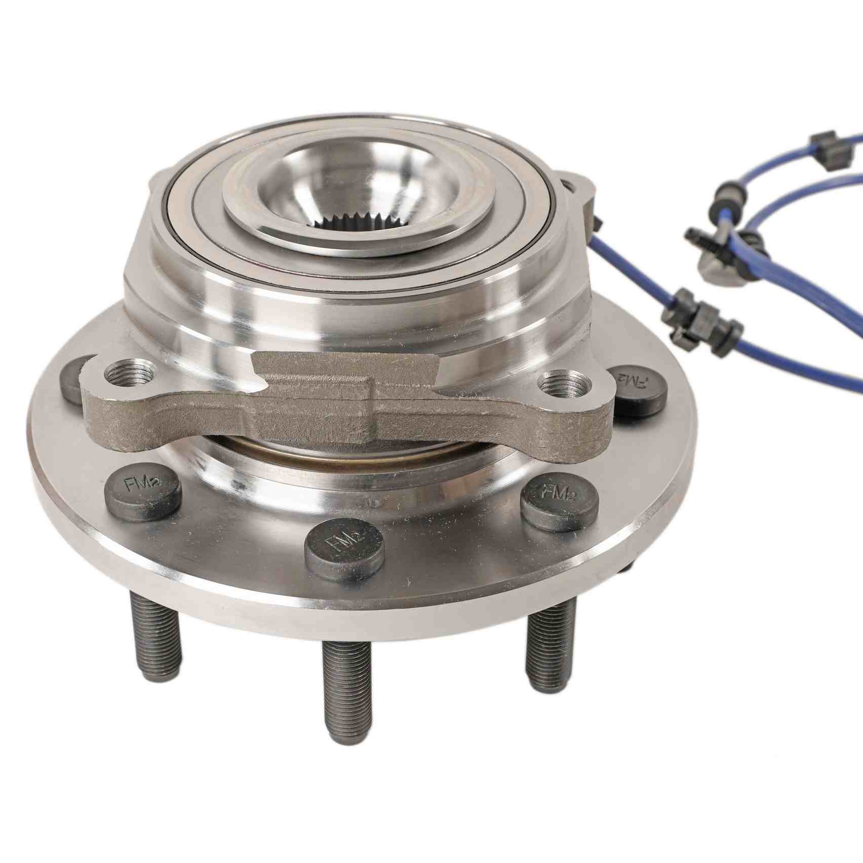 Angle View of Front Wheel Bearing and Hub Assembly MOOG 515162