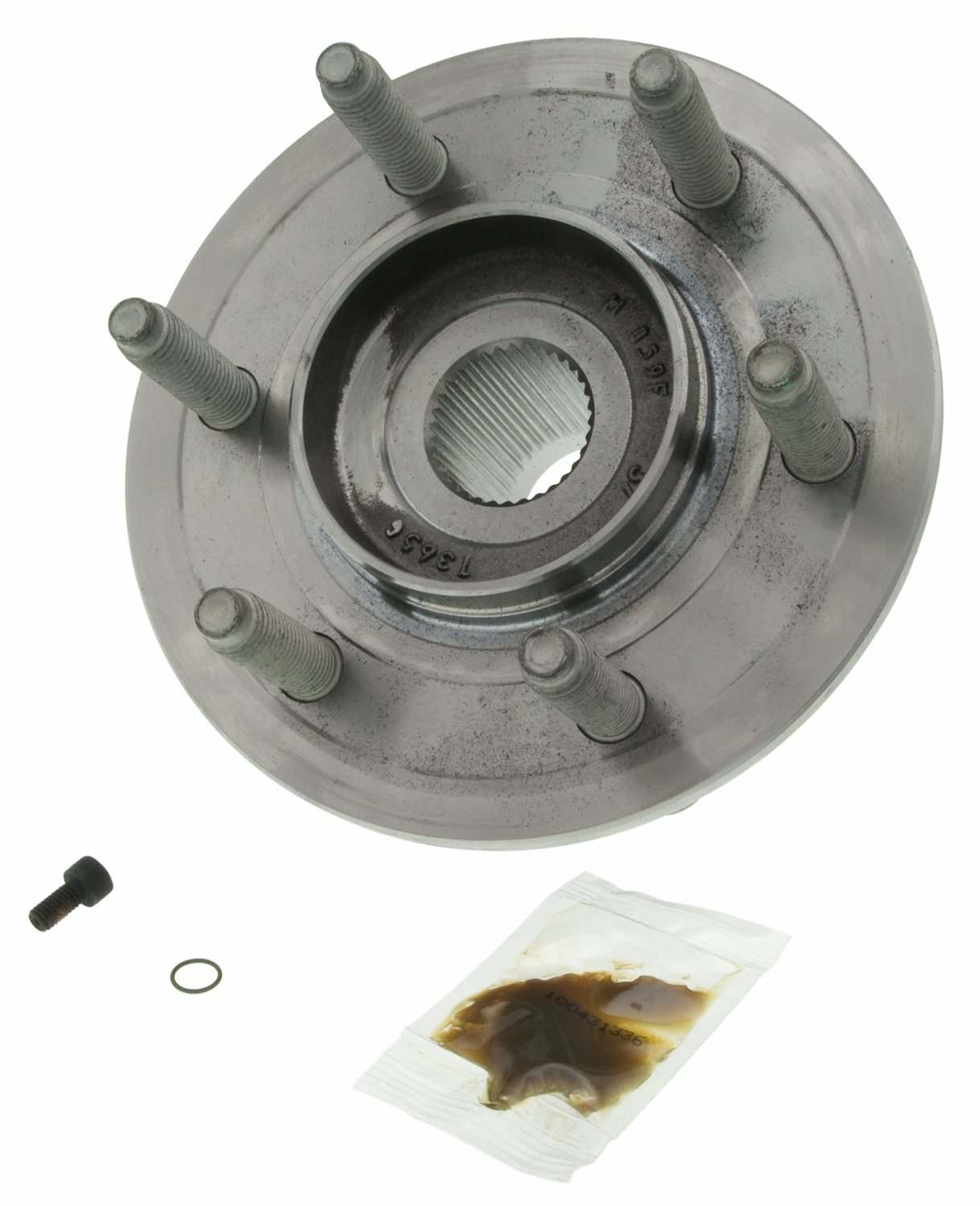 Top View of Rear Wheel Bearing and Hub Assembly MOOG 541008