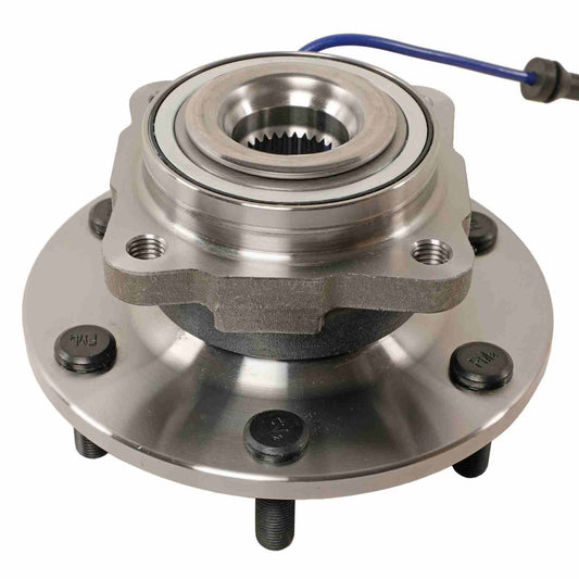 Angle View of Rear Wheel Bearing and Hub Assembly MOOG 541014