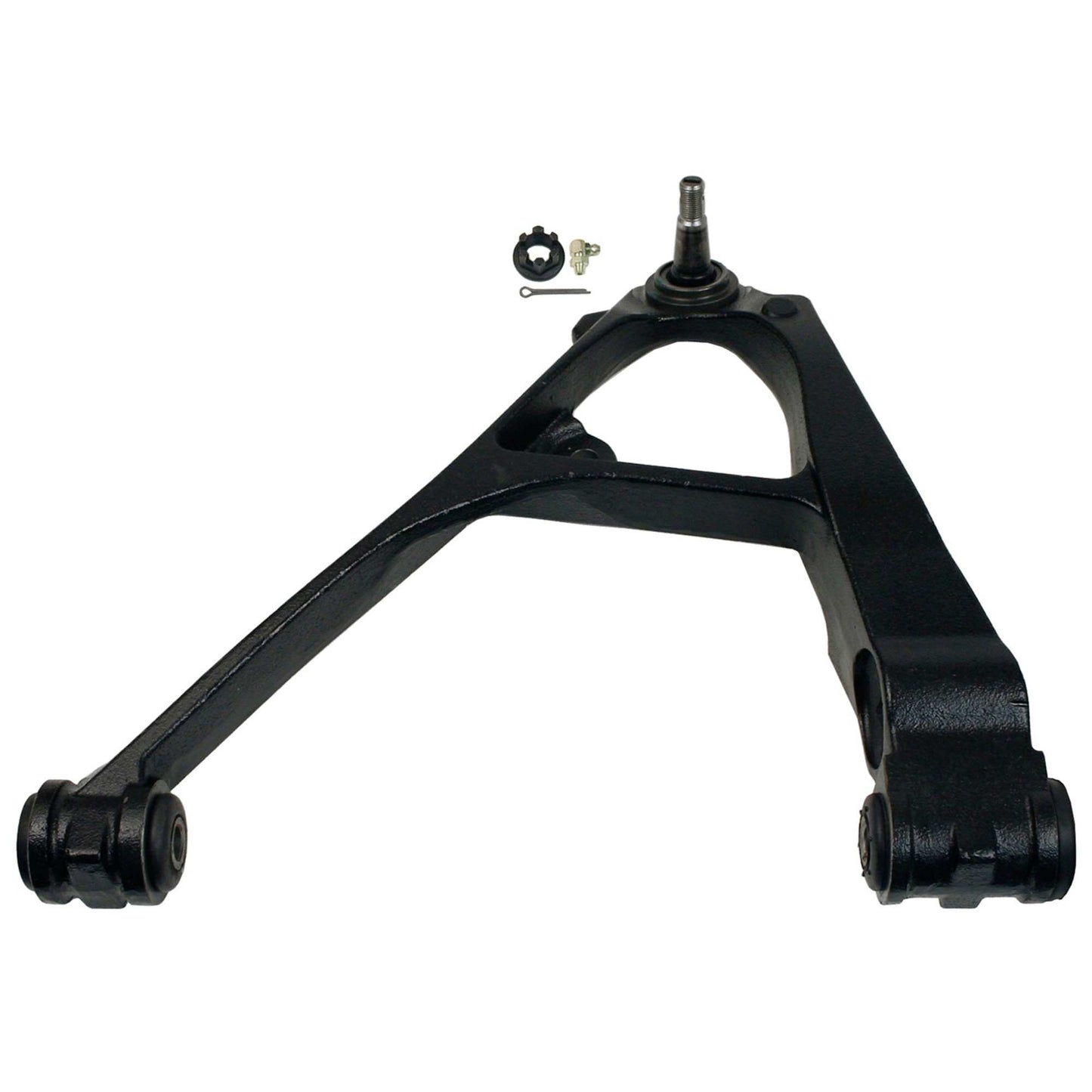 Angle View of Front Left Suspension Control Arm and Ball Joint Assembly MOOG CK620381