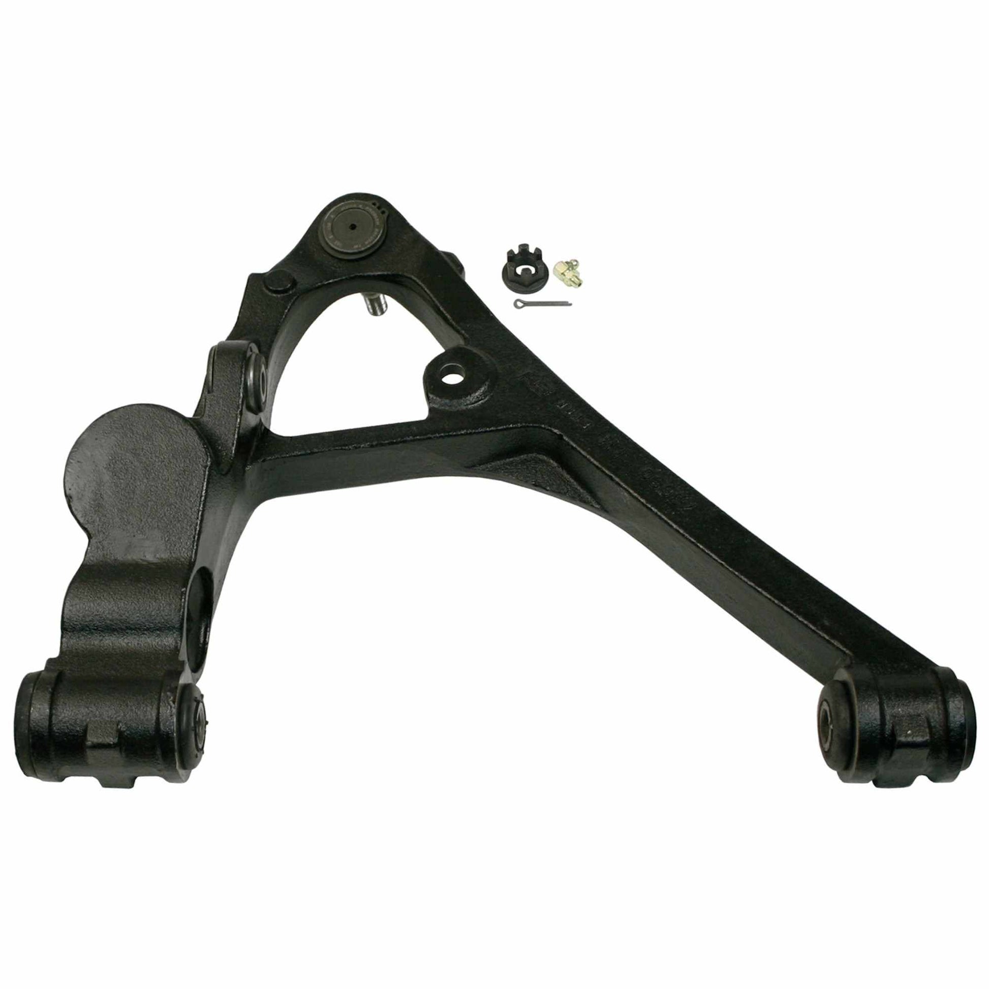 Back View of Front Left Suspension Control Arm and Ball Joint Assembly MOOG CK620381