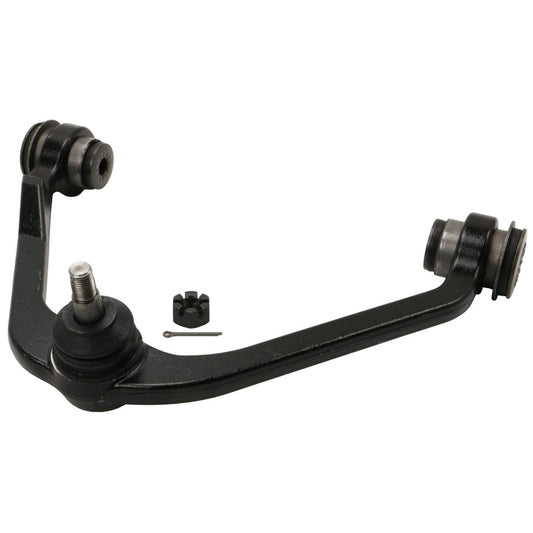 Angle View of Front Upper Left Suspension Control Arm and Ball Joint Assembly MOOG CK622996