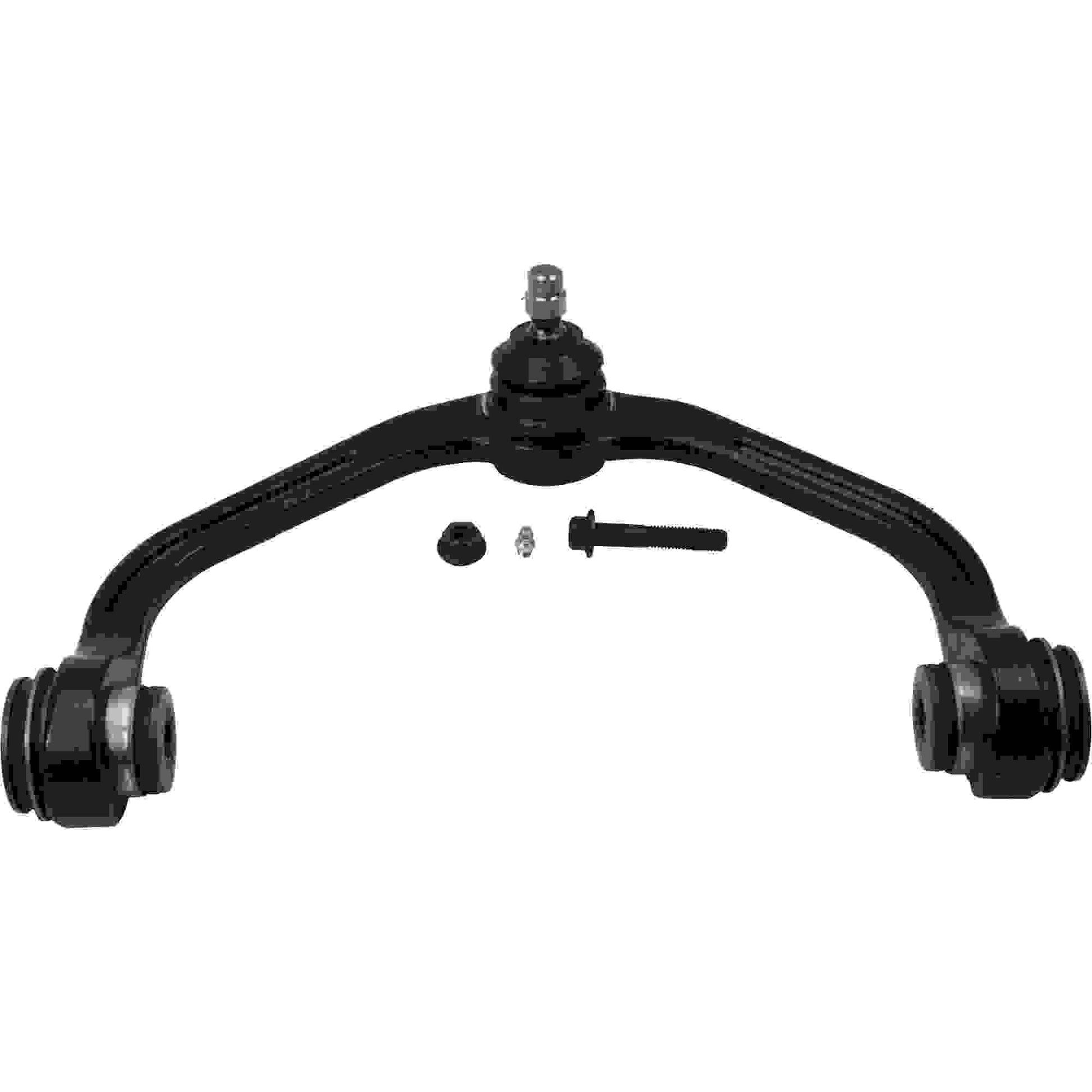 Angle View of Front Upper Left Suspension Control Arm and Ball Joint Assembly MOOG CK80054